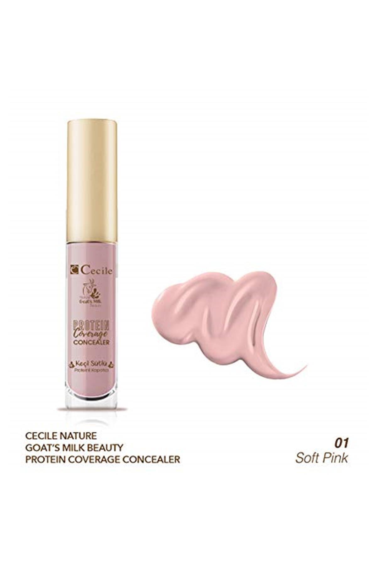 Cecile Nature Goat's Milk Beauty Protein Coverage Concealer 01 1 Paket (1 X 26 gr