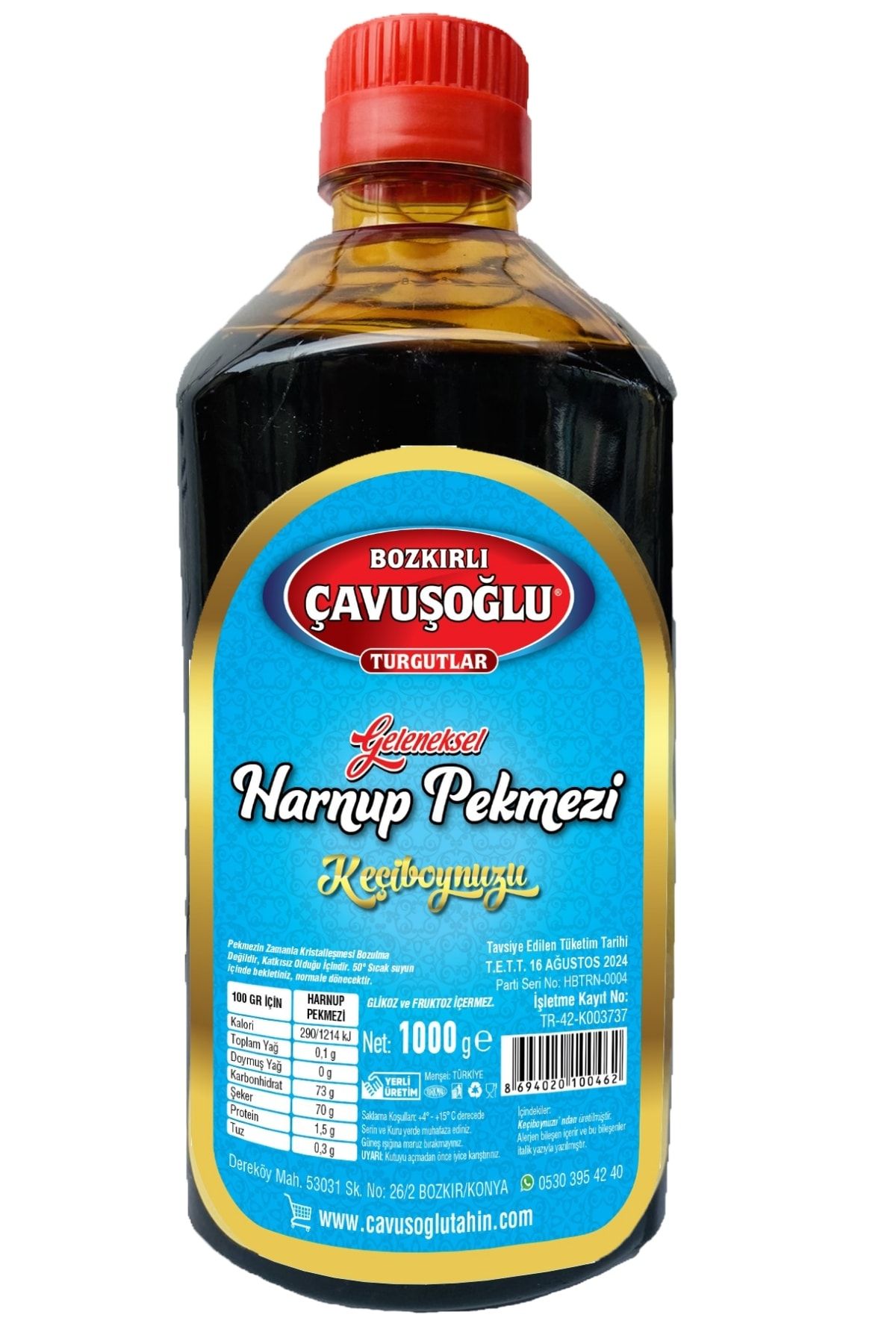 Çavuşoğlu Keçiboynuzu (harnup) Pekmezi 1 Kg