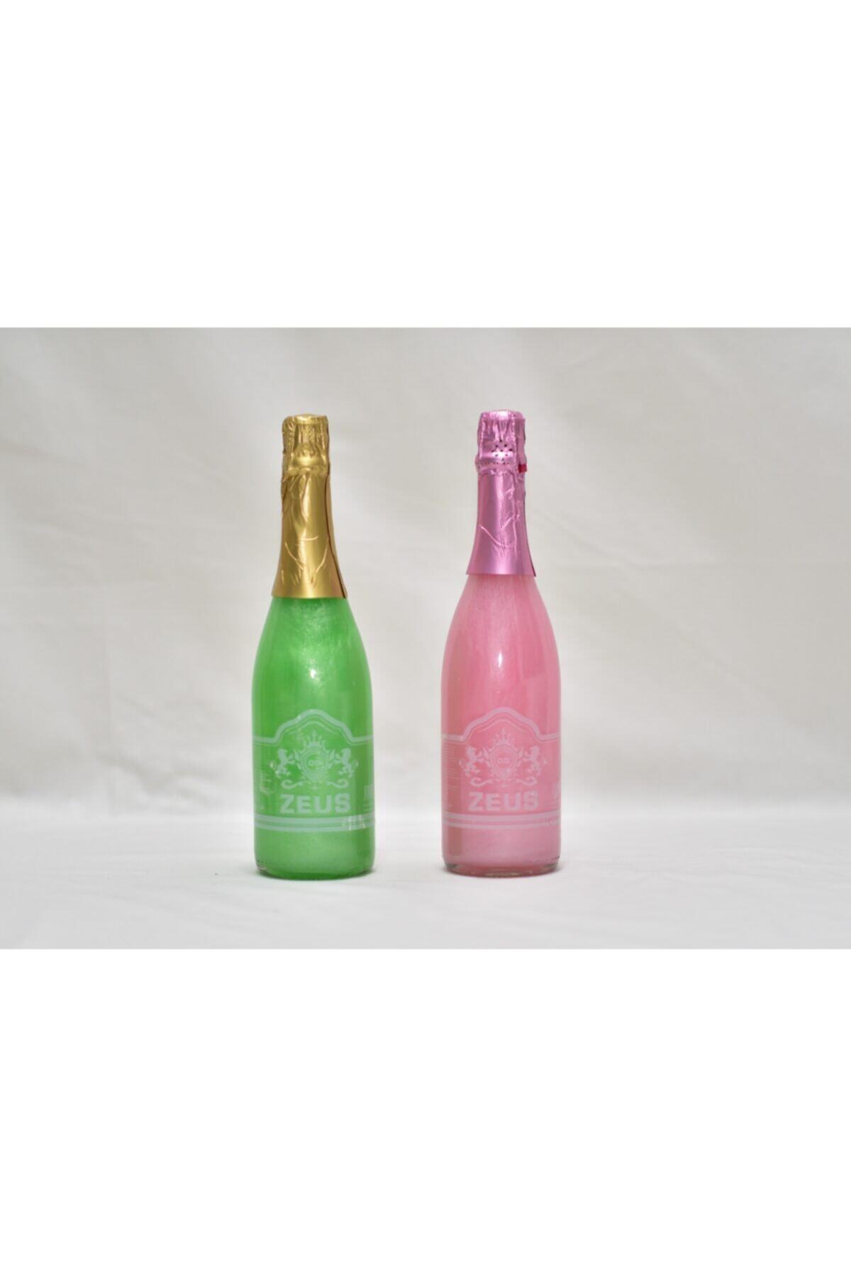 OS ZEUS Lime Nane Ve Çilek Aromalı Simli Alkolsüz Gazlı İçecek 2 Adet