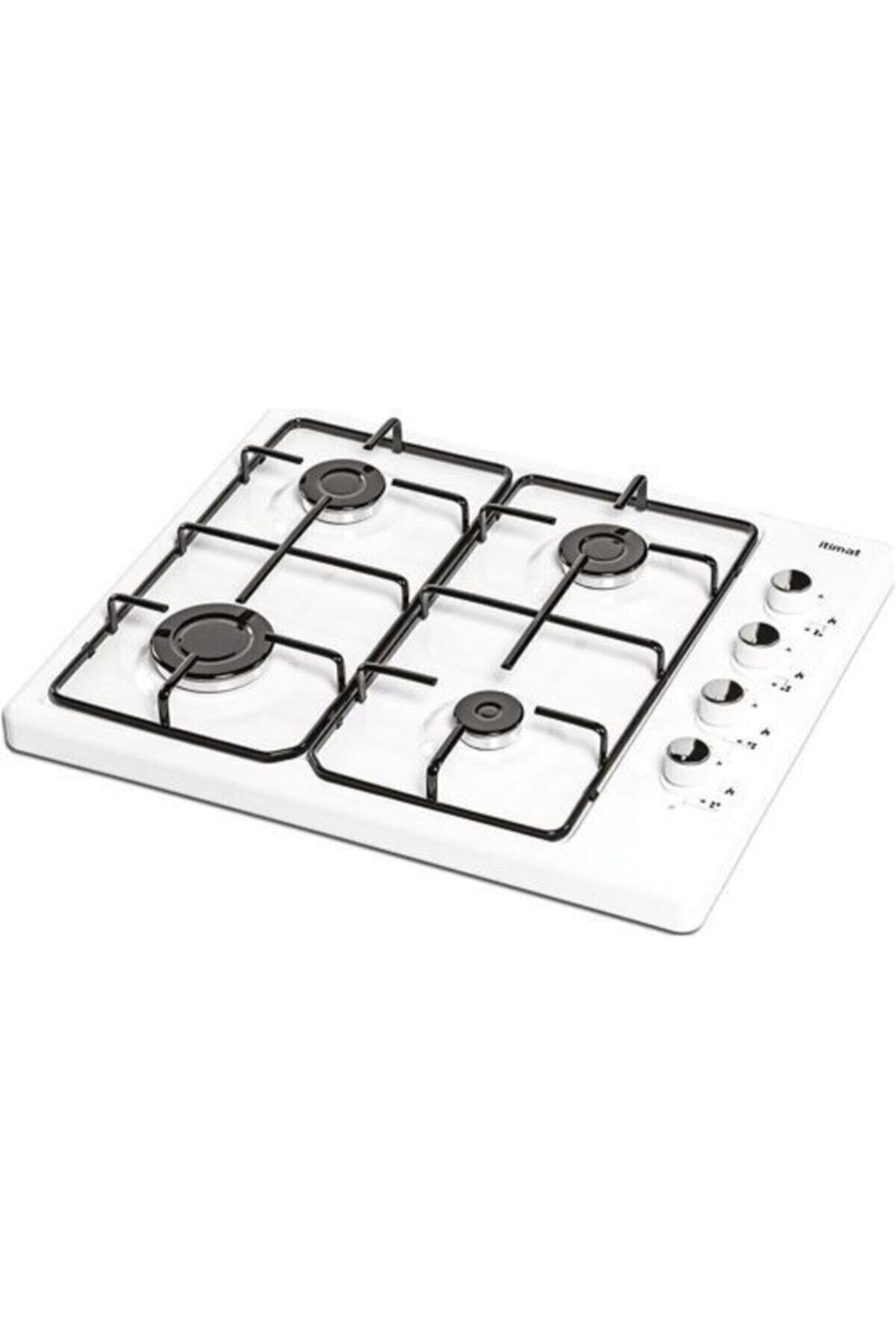 İtimat Doğalgazlı Beyaz Set Üstü Ocak