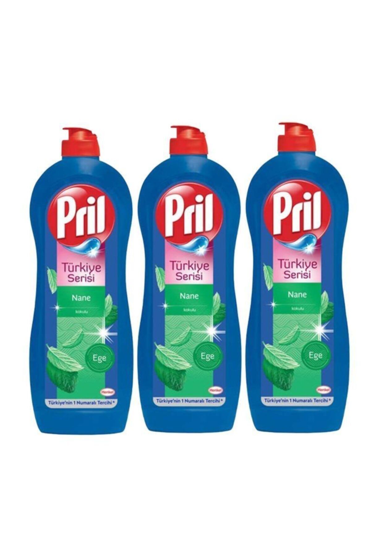 Pril Sıvı Bulaşık Deterjanı Ege Nanesi 675 Gr X 3 Adet