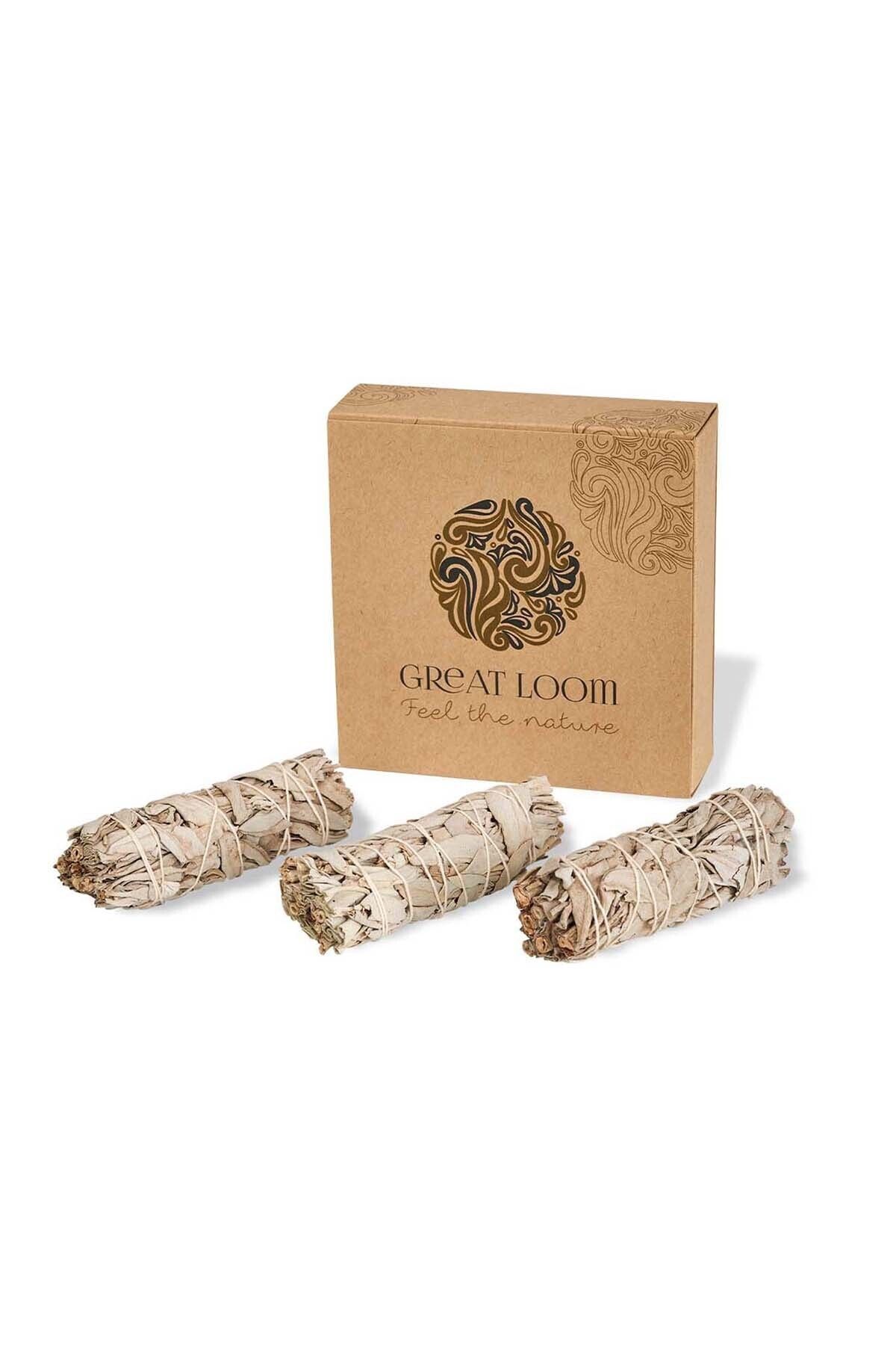 Great Loom California White Sage Tütsü Demeti (3 ADET) – %100 Doğal