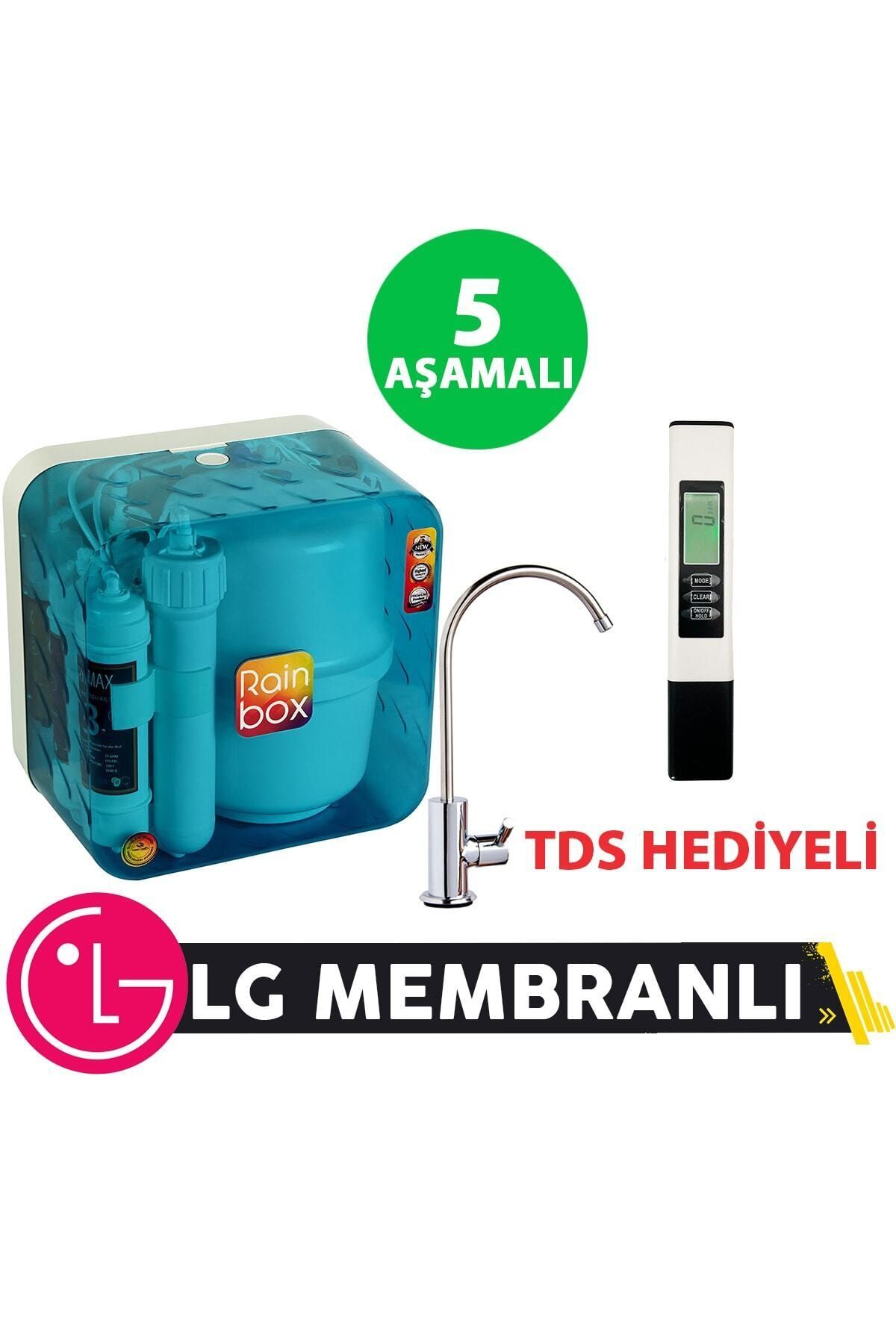 Rainbox 5 Aşamalı Su Arıtma Cihazı (turkuaz) + Tds