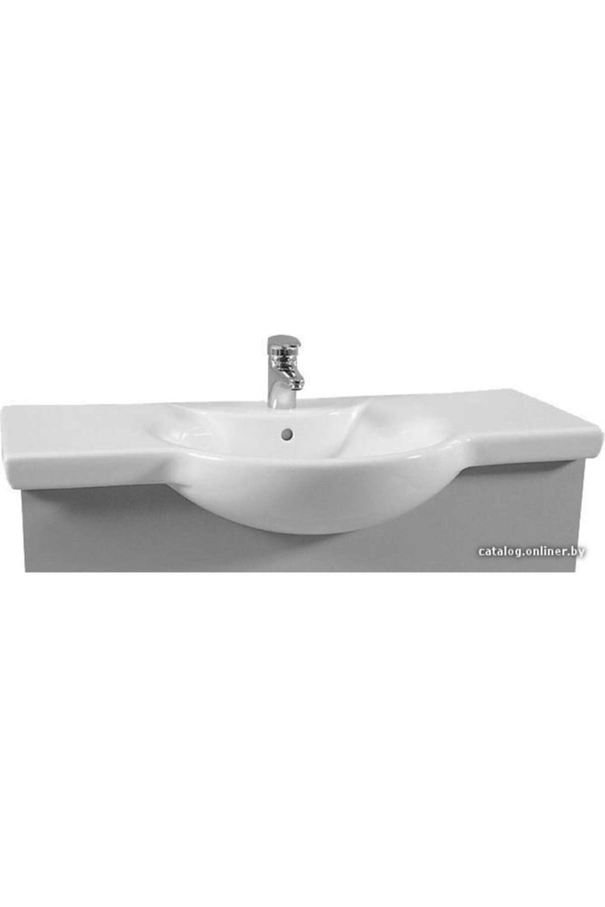 VitrA Arkıtekt Etajerlı Lavabo 86cm Beyaz 4044b003-0001