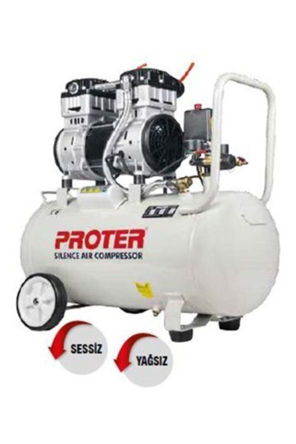 Proter Sessiz - Yağsız 50 Lt 8 Bar Hava Kompresörü