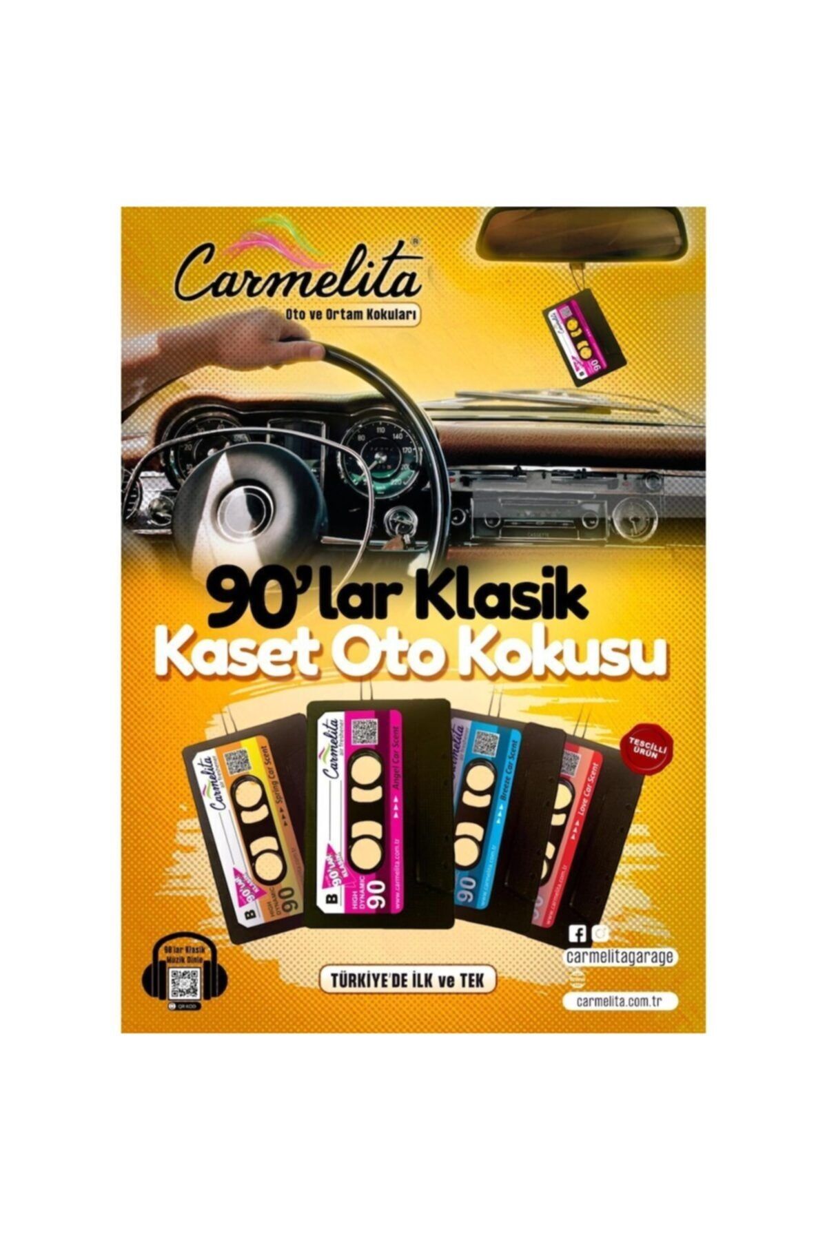 TRM Carmelita 90lar Classıc Kaset Koku