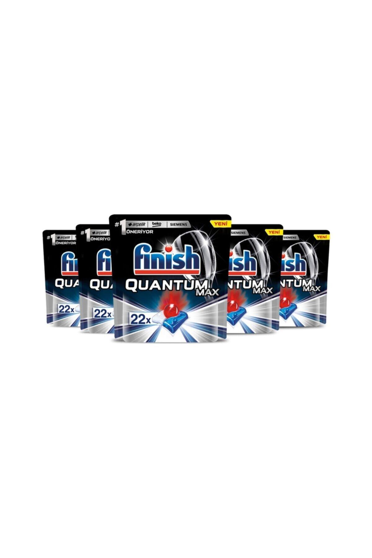Finish Quantum Max Bulaşık Makinesi Deterjanı 110 Kapsül 22 X 5