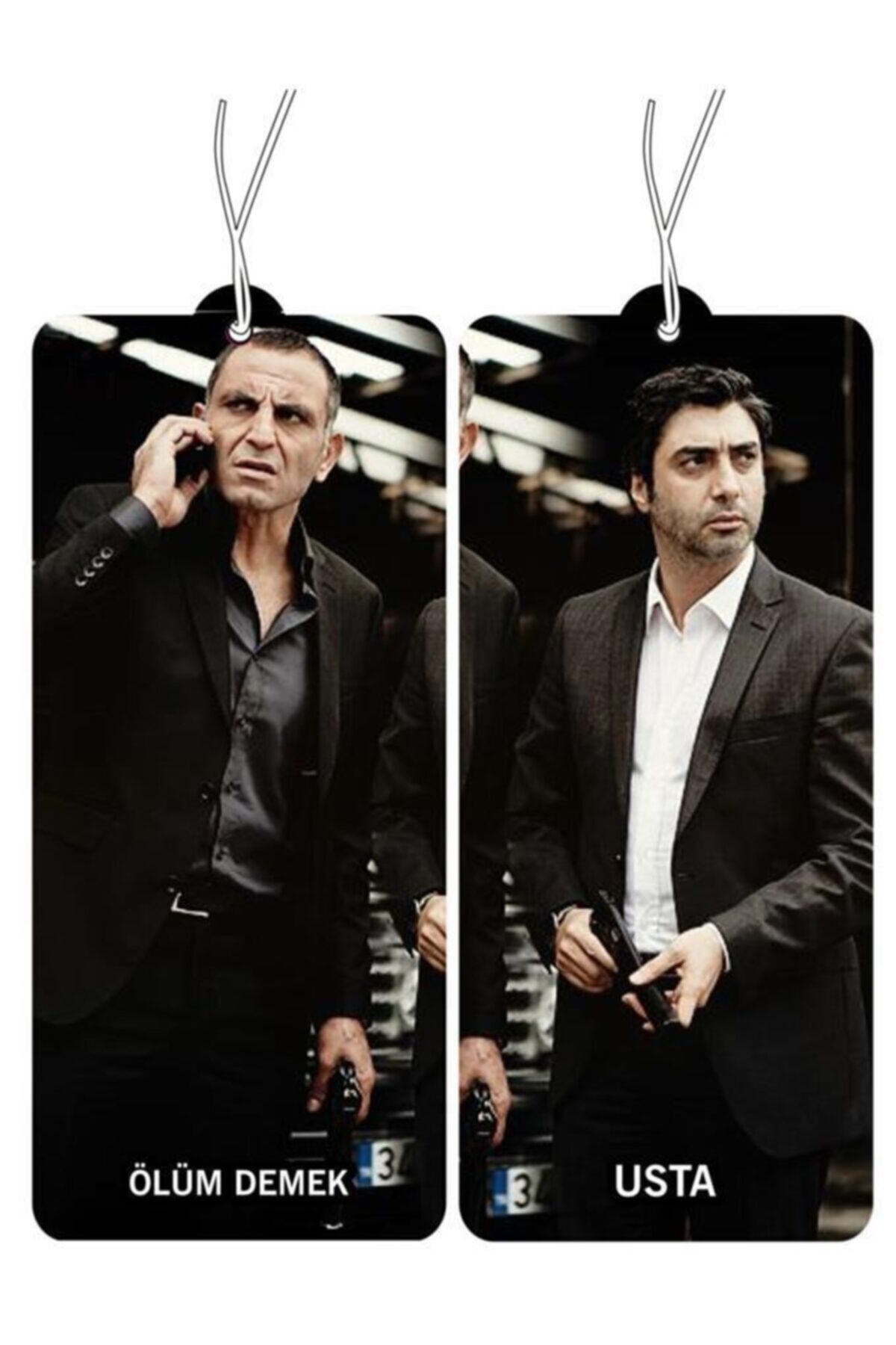 Mad Accessories Polat-memati Tasarımlı Parfüm Esanslı Baskılı Dekoratif Asma Ayna Oto Araç Kokusu