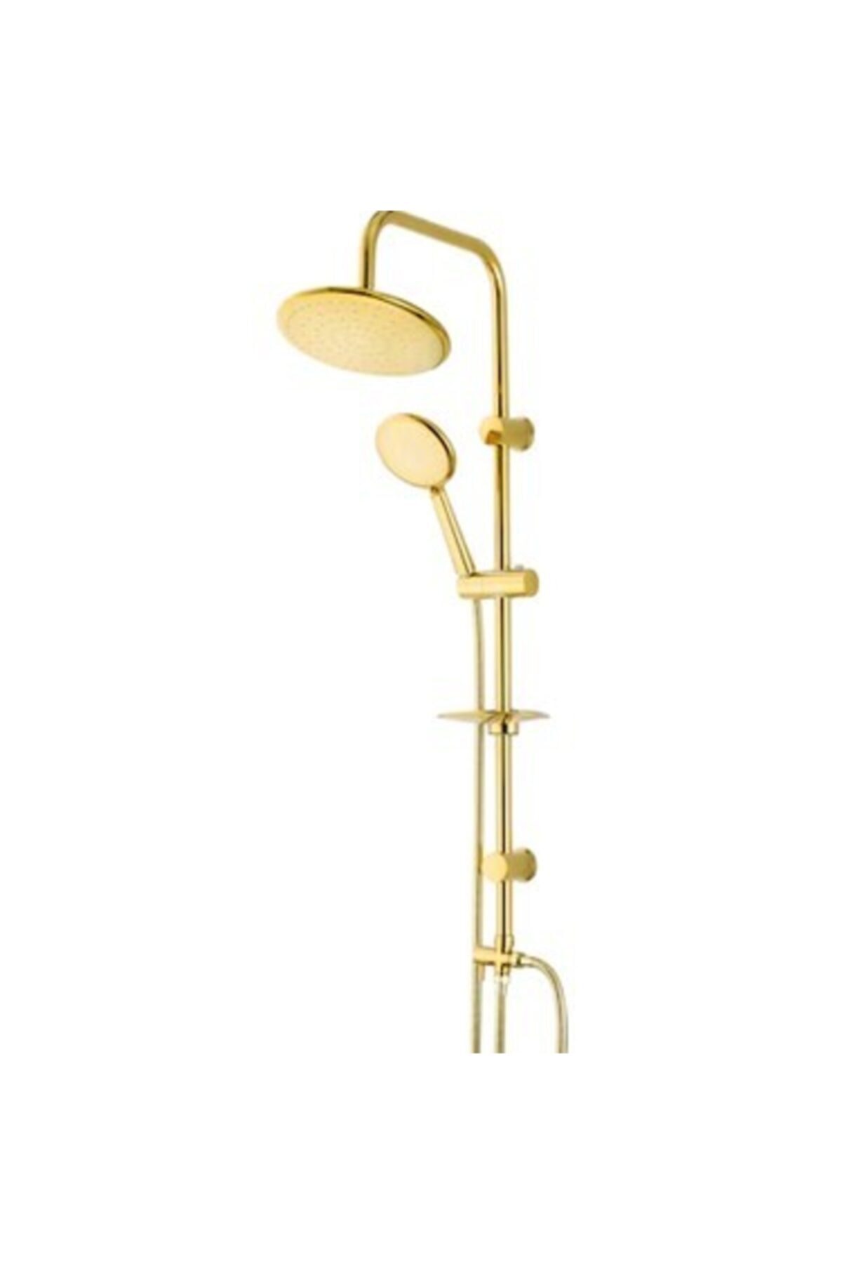 modern duş Gold Oval Krom Lüks Robot Yağmurlama Tepe Duş Seti