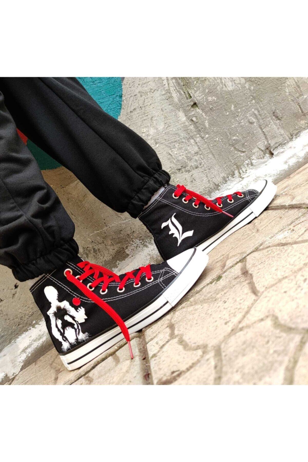 MECH BUTİK Unisex Sneakers Anime Ayakkabı Ryuzaki Custom Anime Spor Ayakkabı