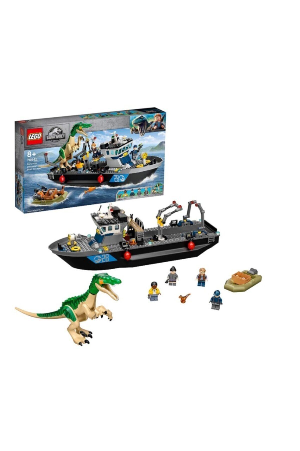LEGO ® Jurassic World Baryonyx Dinozor Teknesinden Kaçış 76942 308 Parça