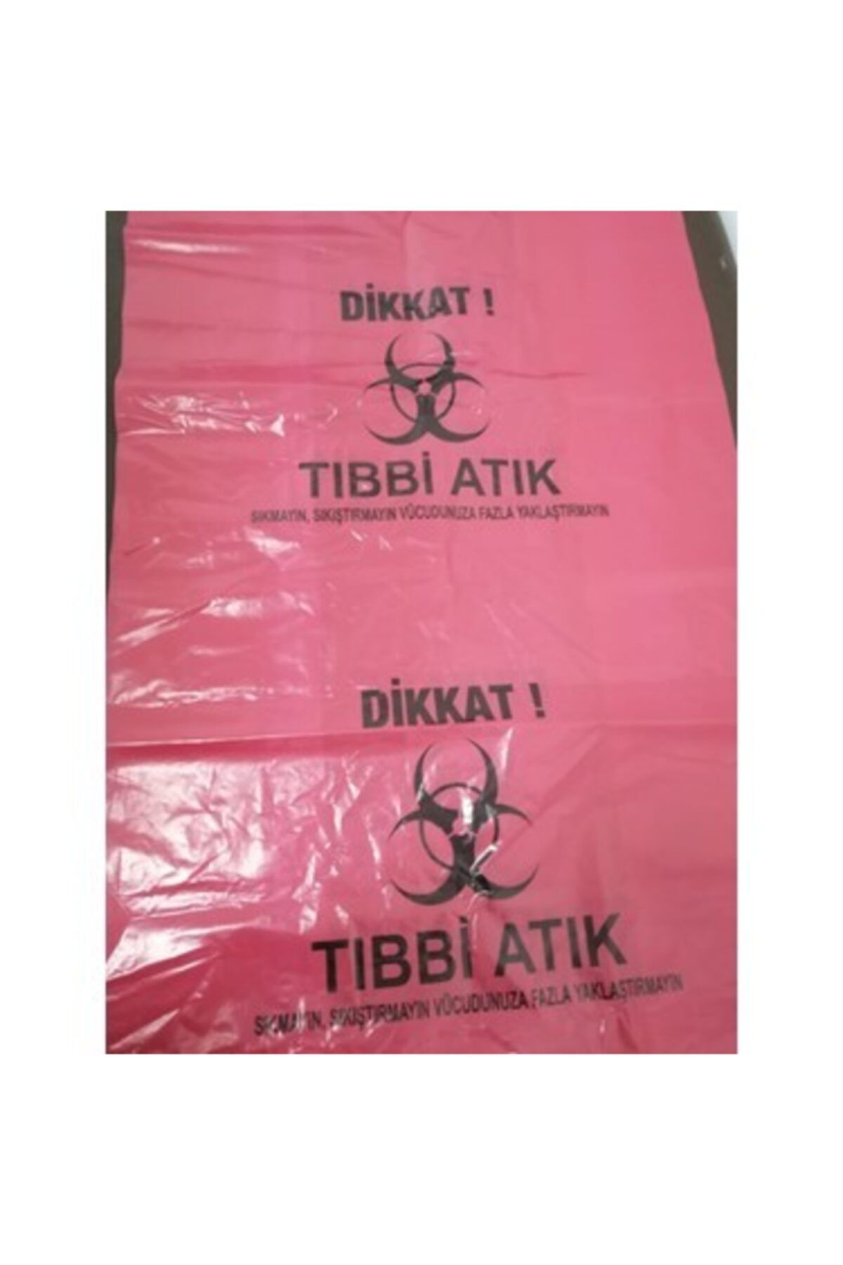 Medpa Medikal 10 Adet Kalın Dökme Tıbbi Atık Çöp Torbası 80x110cm