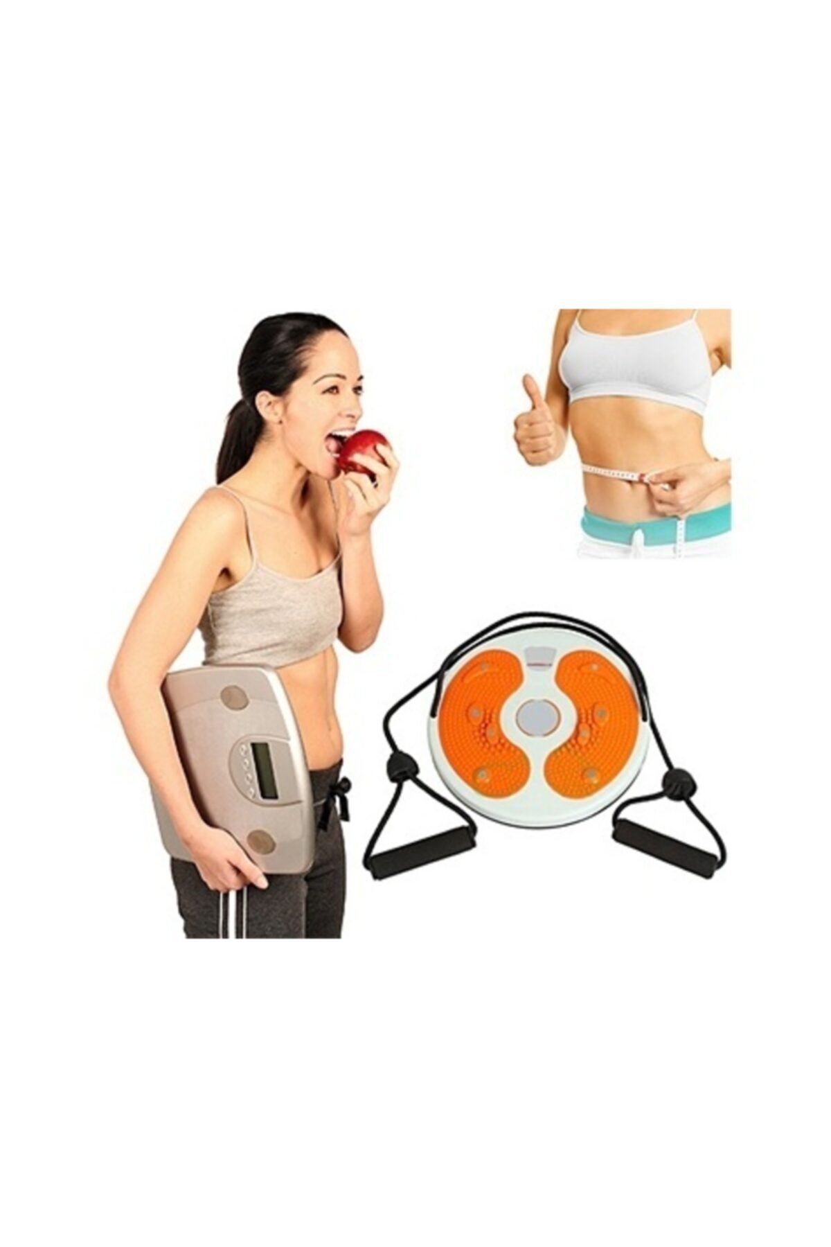 AYBOSS Bel Inceltici Ipli Spor Aleti Waist Twisting Disc-