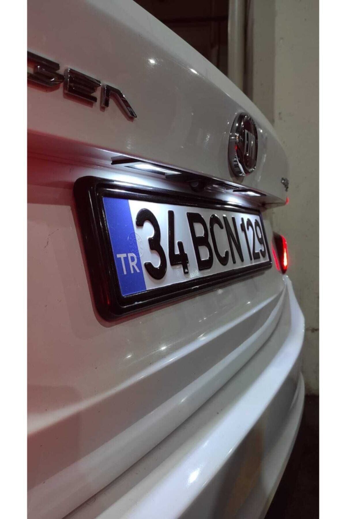 Carub Fıat Egea Plakalık Parlak Siyah