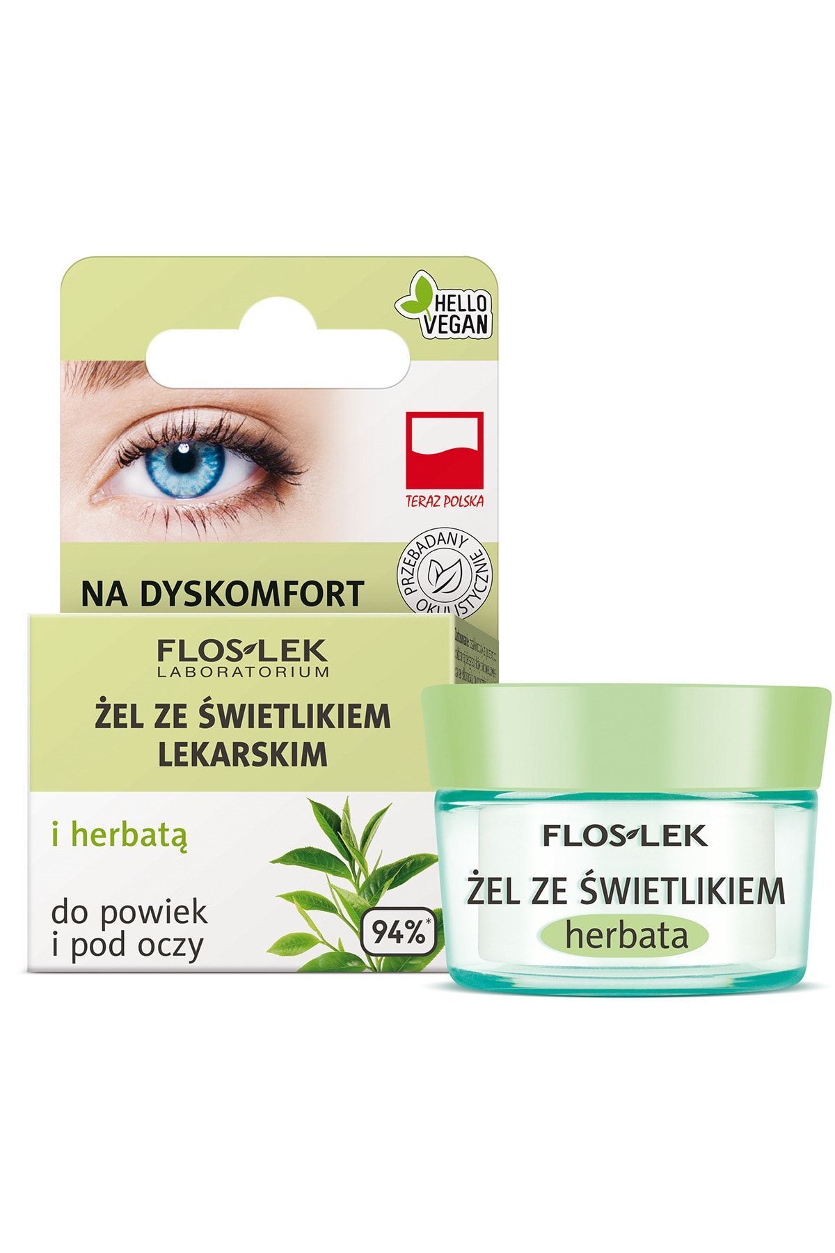 Floslek Göz Çevresi Için Aydınlatıcı Yeşil Çaylı Jel 10 gr