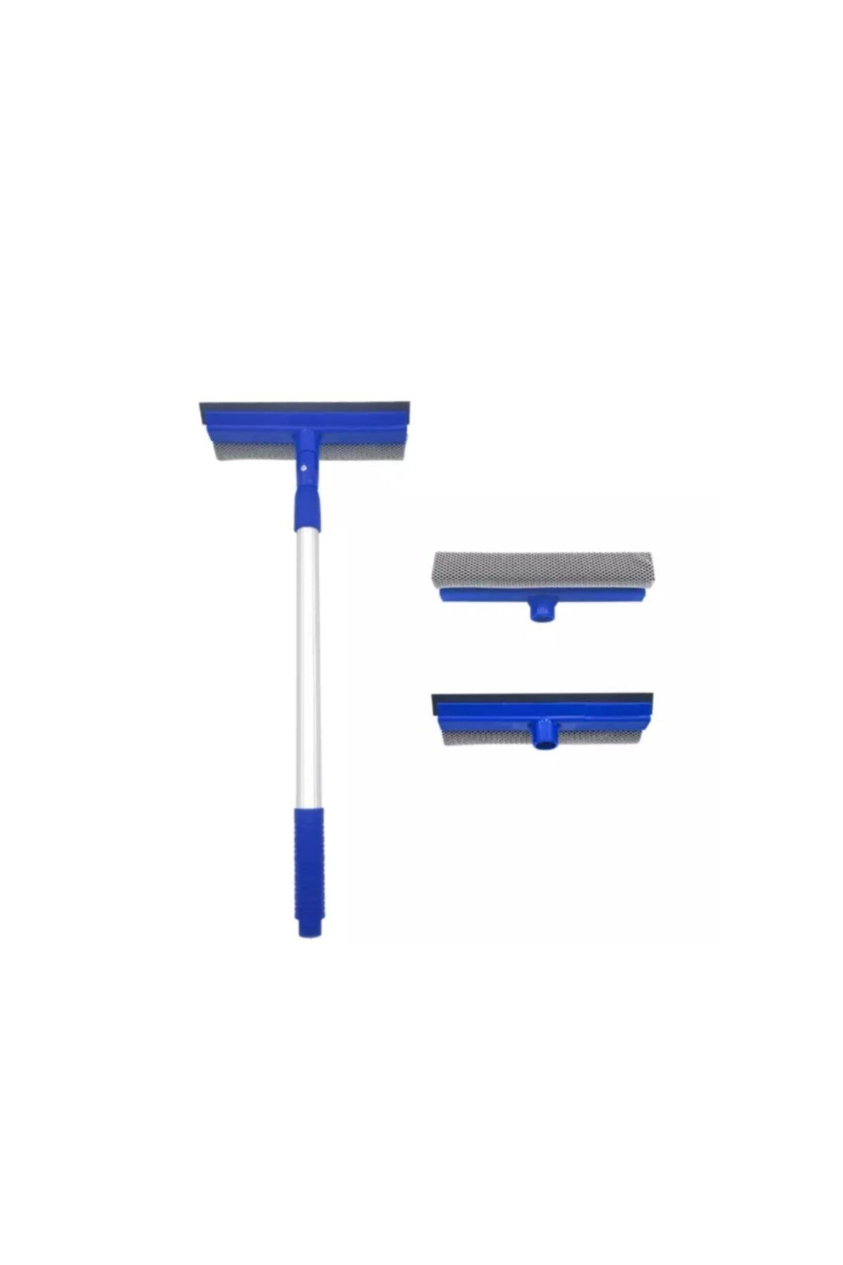 felix express Cam Silme 2 Başlıklı Çift Taraflı Süngerli Temizleme Mop