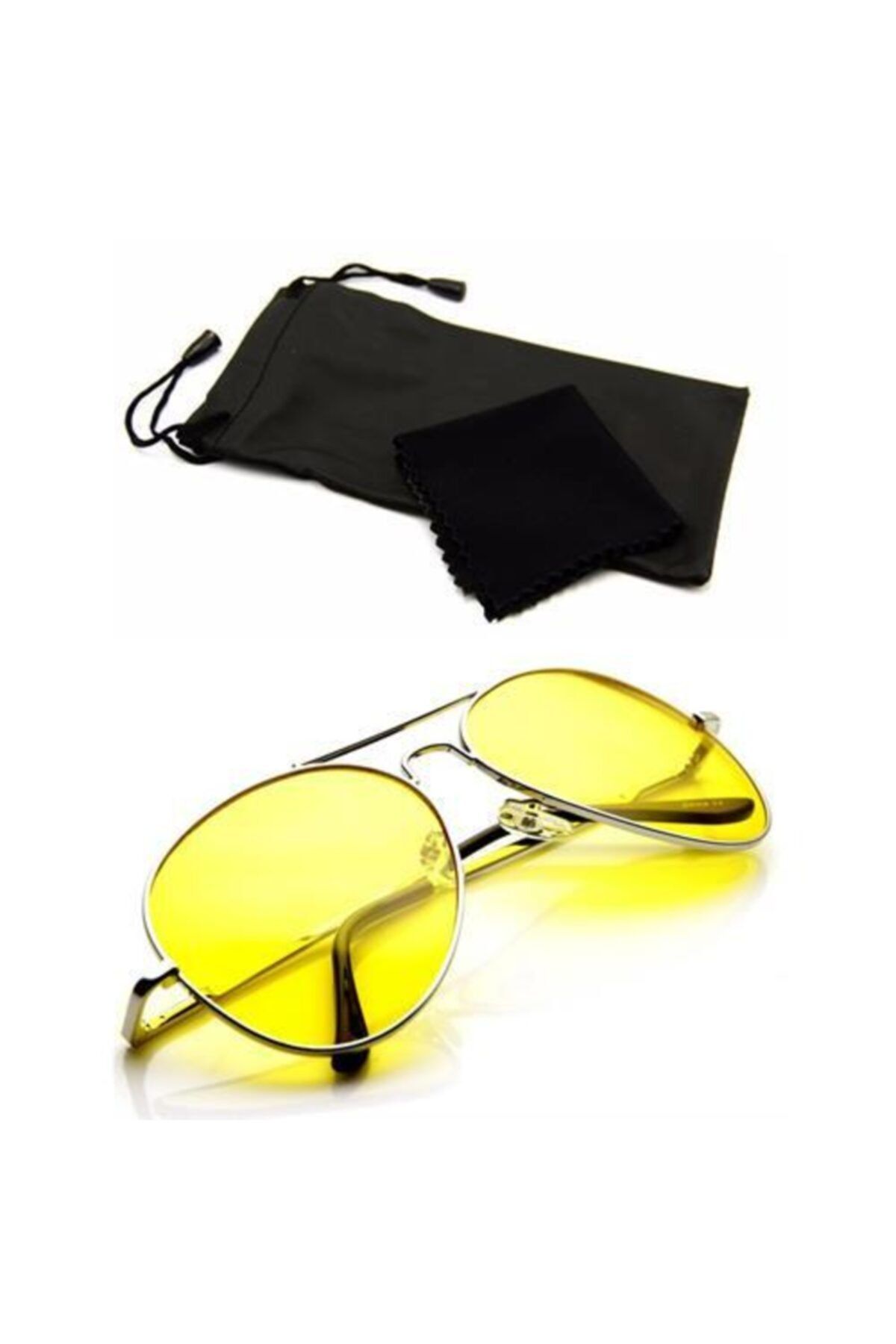 ModaCar Metal Çerçeve Gece Sürüş ve Sis Gözlüğü 422550 6 lı Paket