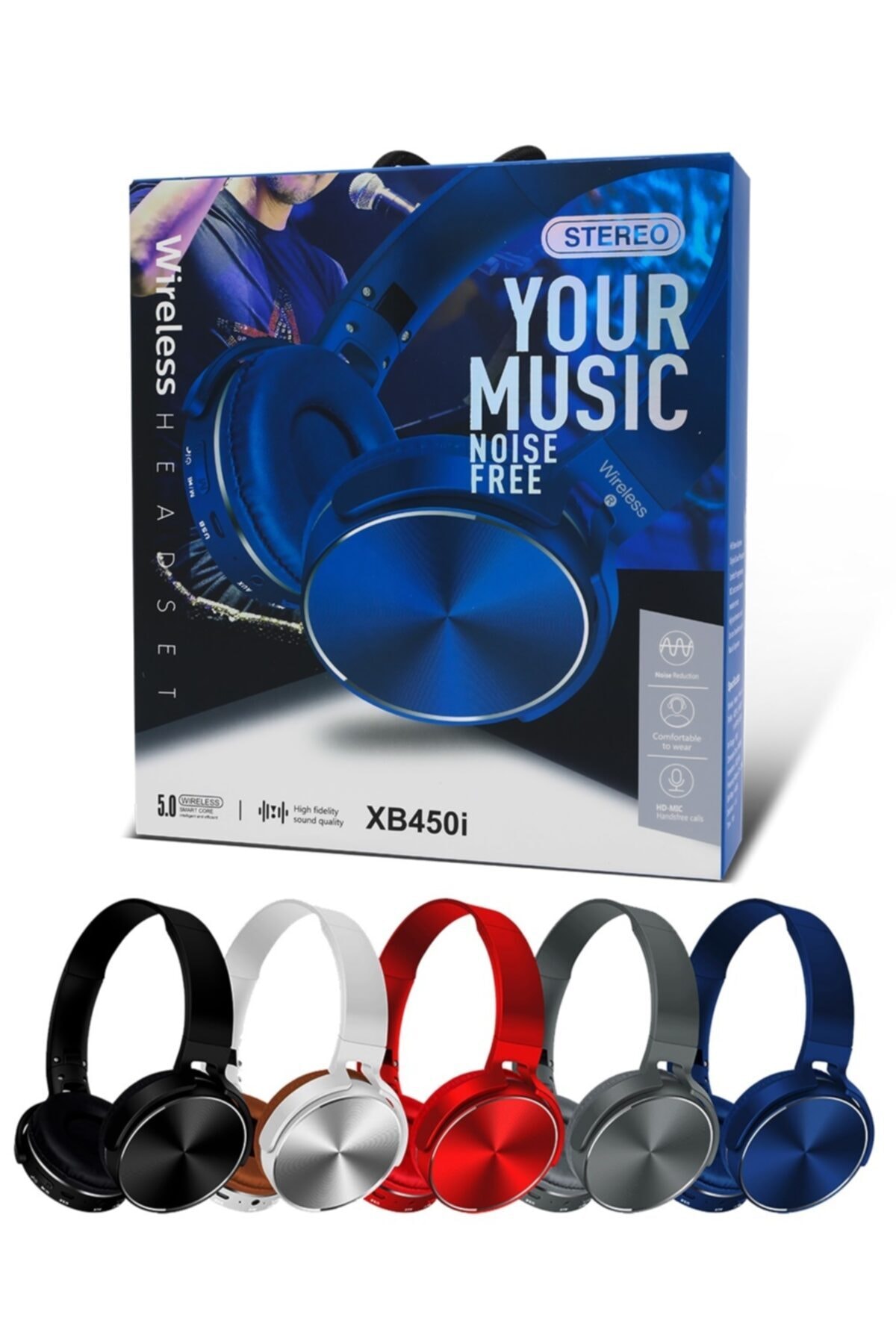 Sony Stero Katlanabilir Kulaküstü Bluetooth Kulaklık Xb450l