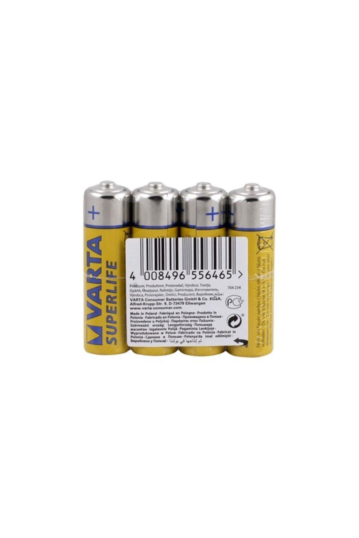 Varta 4 X Aa Superlife Manganez Kalem Pil