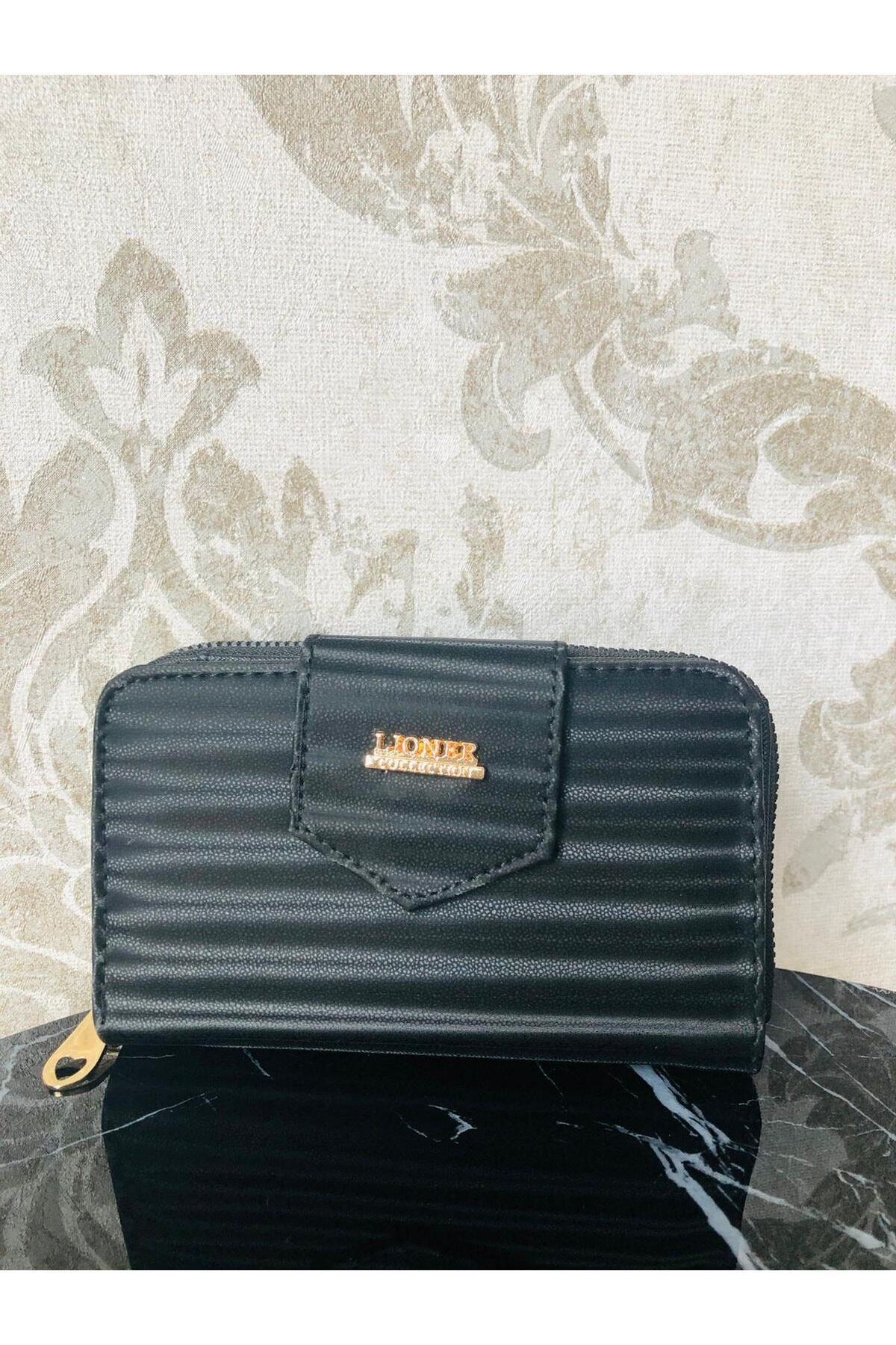 sisterstwo Lioner Lazer Kumaş Orta Boy Kadın Cüzdan