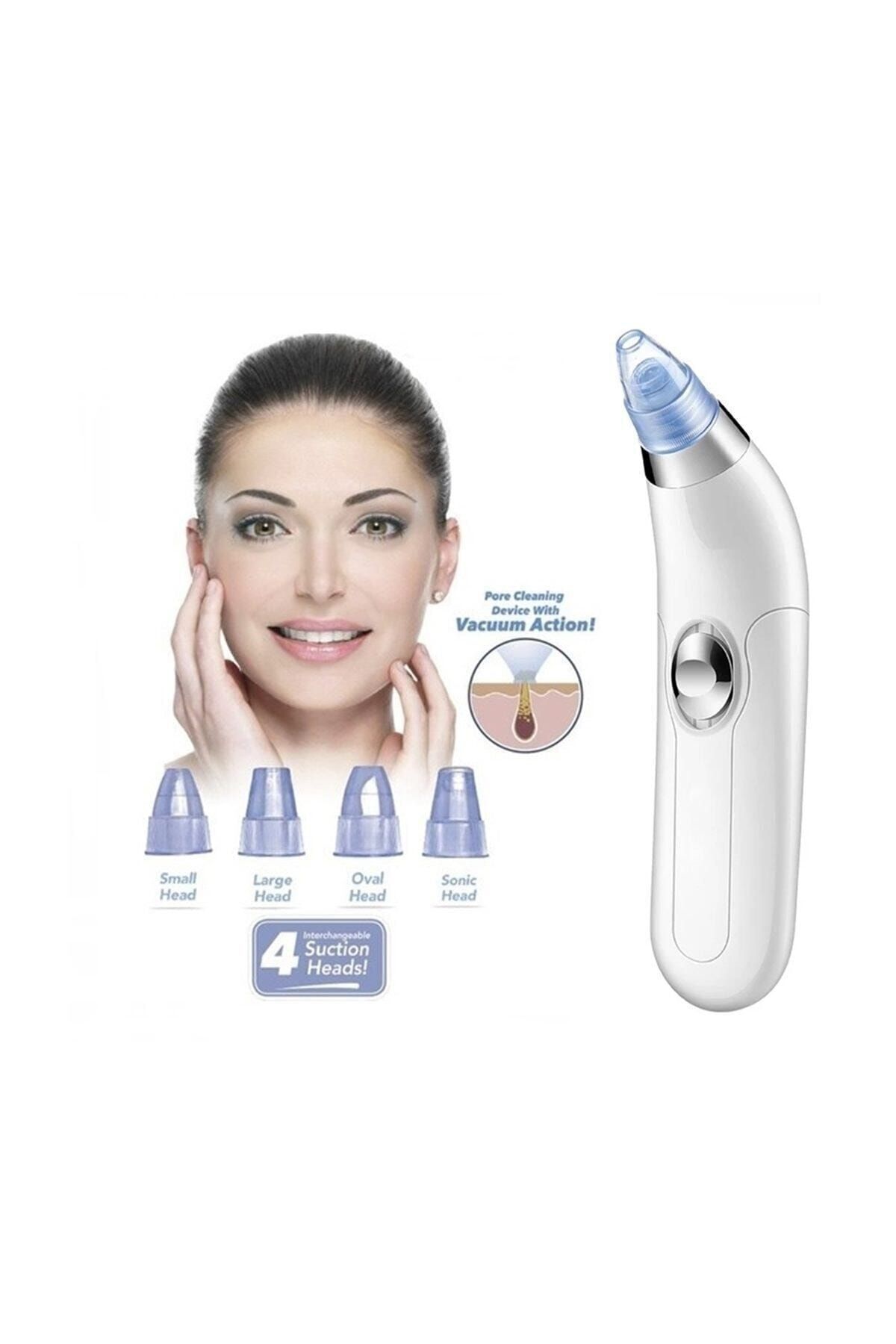 Dsubutik Suction Pilli Vakumlu Siyah Nokta Akne Cilt Temizleyici Temizleme Cihazı