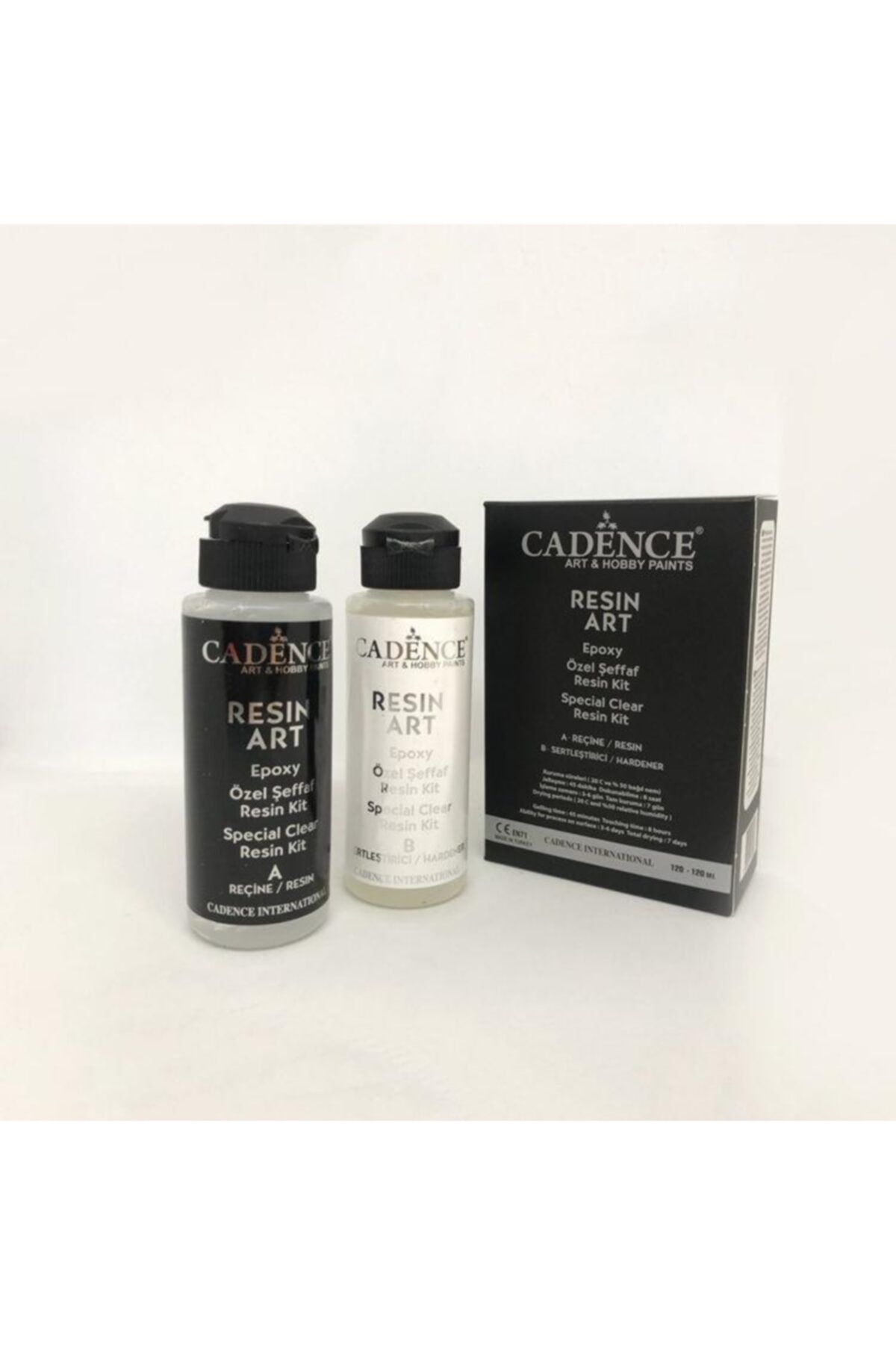 Cadence Resin Art Epoksi Şeffaf Reçine 120ml + 120ml Kit