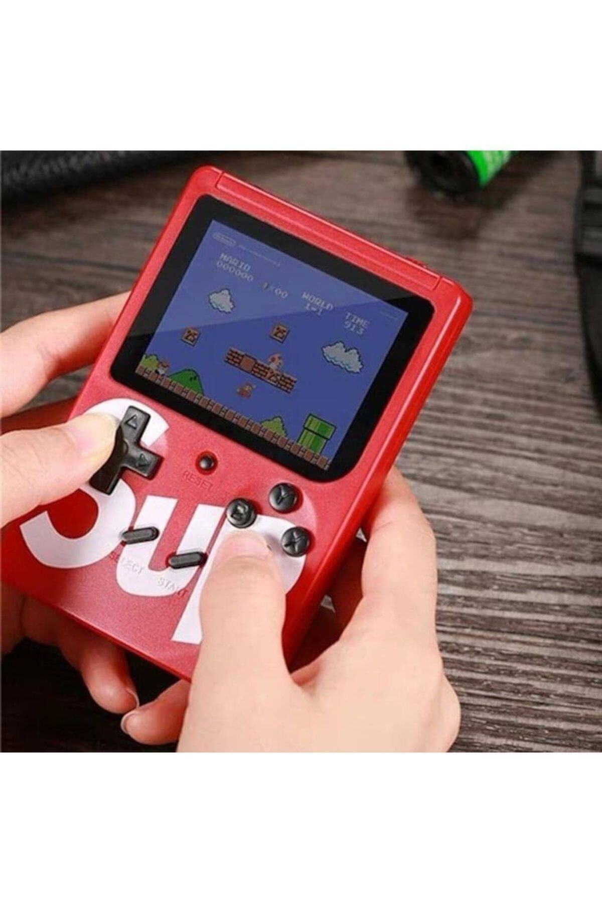 BLUE İNTER Sup Game Box Oyun Konsolu Mini Atari 400 Oyun 1 Inç
