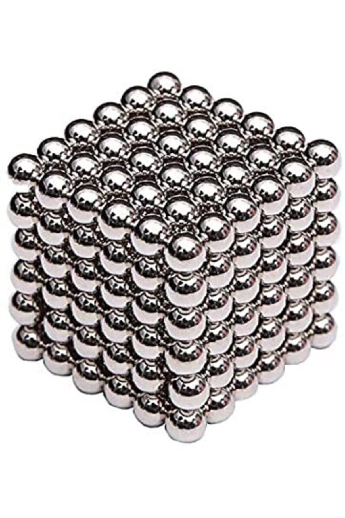NEO Sihirli Manyetik Toplar Dyum Mıknatıs Küp Bilye 216 Adet Silver Cube Dymium