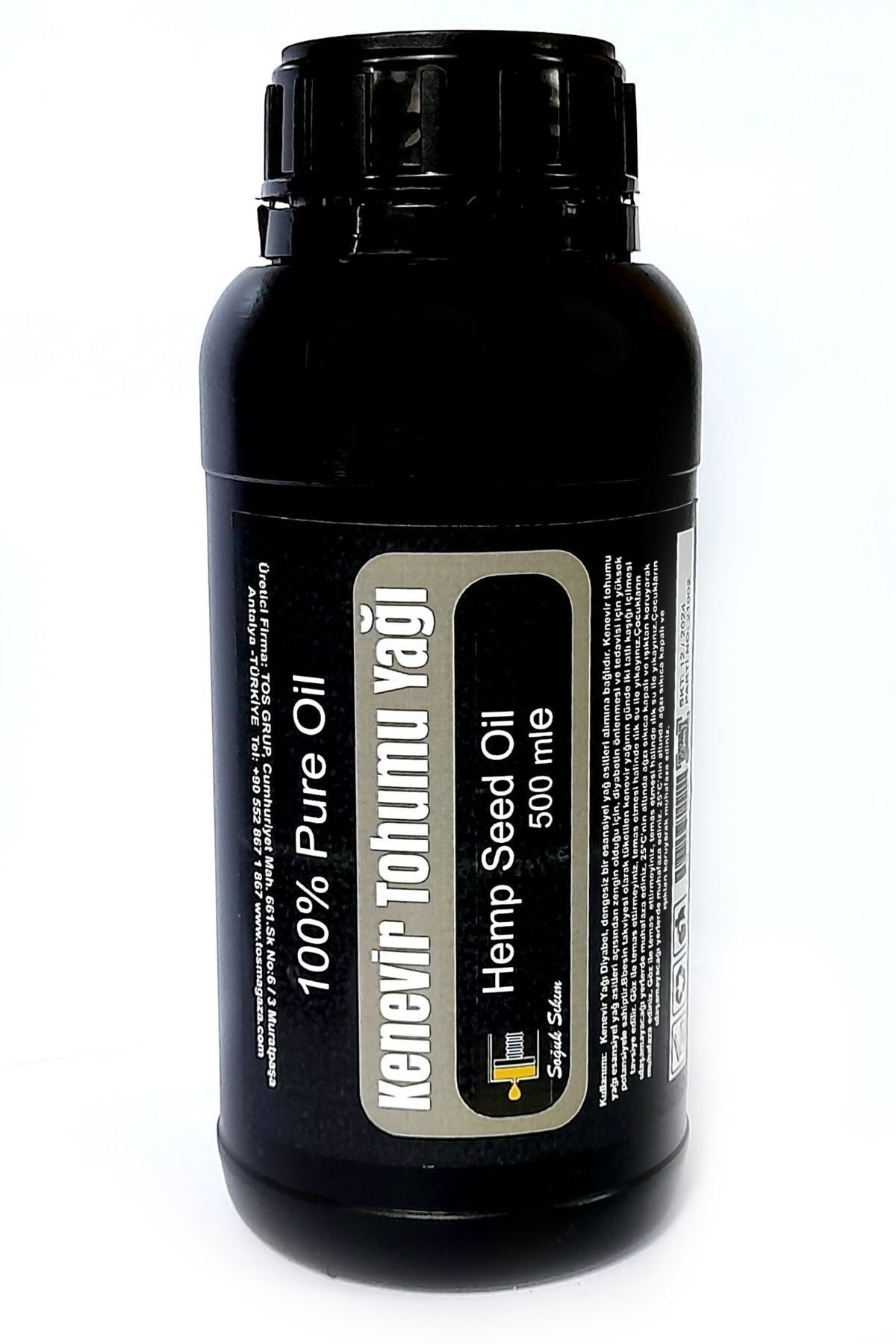 TOS The Organic Spices Kenevir Tohumu Yağı 500ml