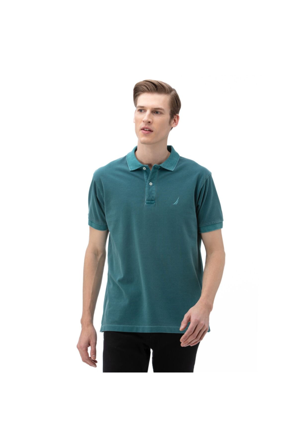 Nautica Nautıca Erkek Classic Fit Yeşil Polo