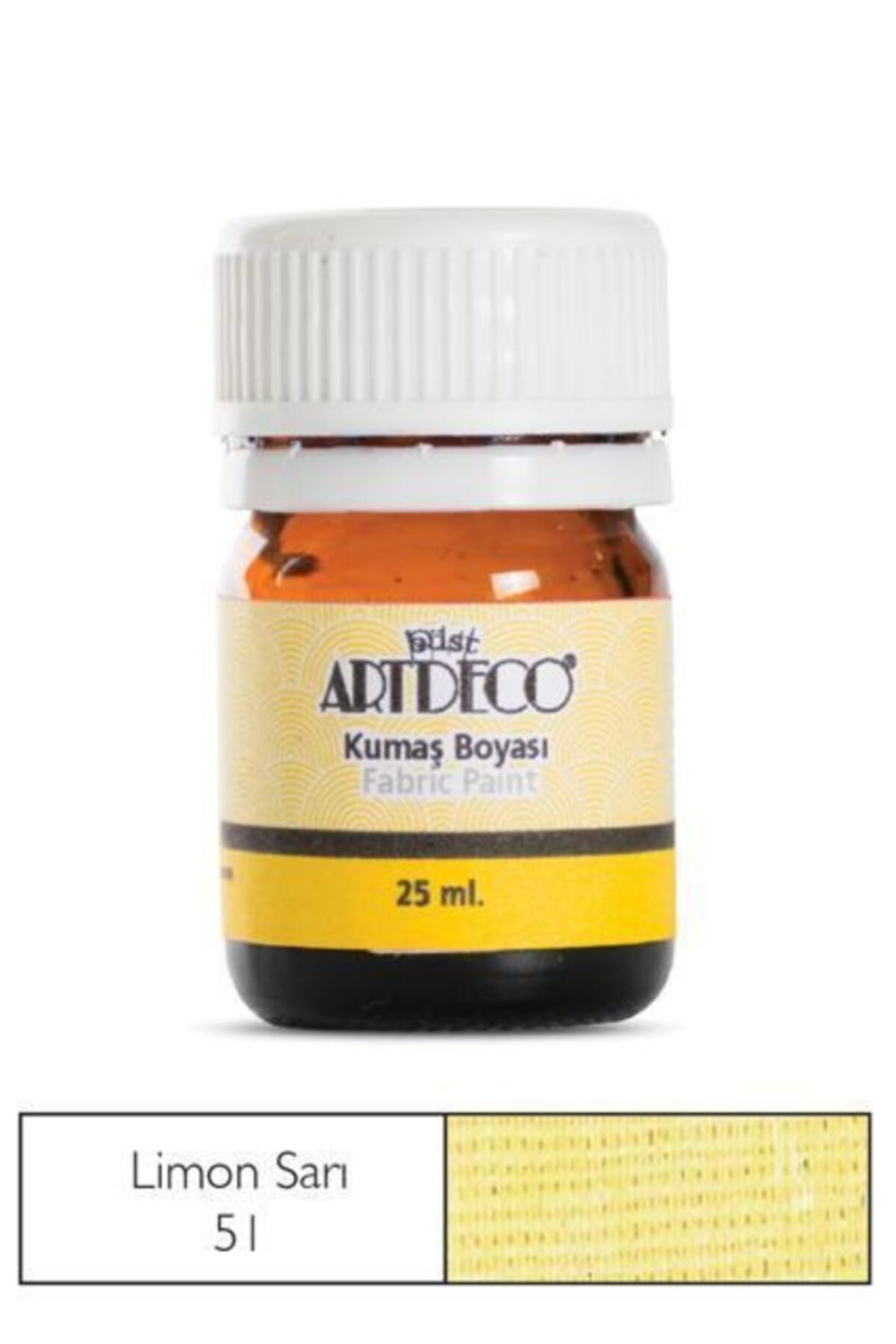 Artdeco Kumaş Boyası 51 Limon Sarısı