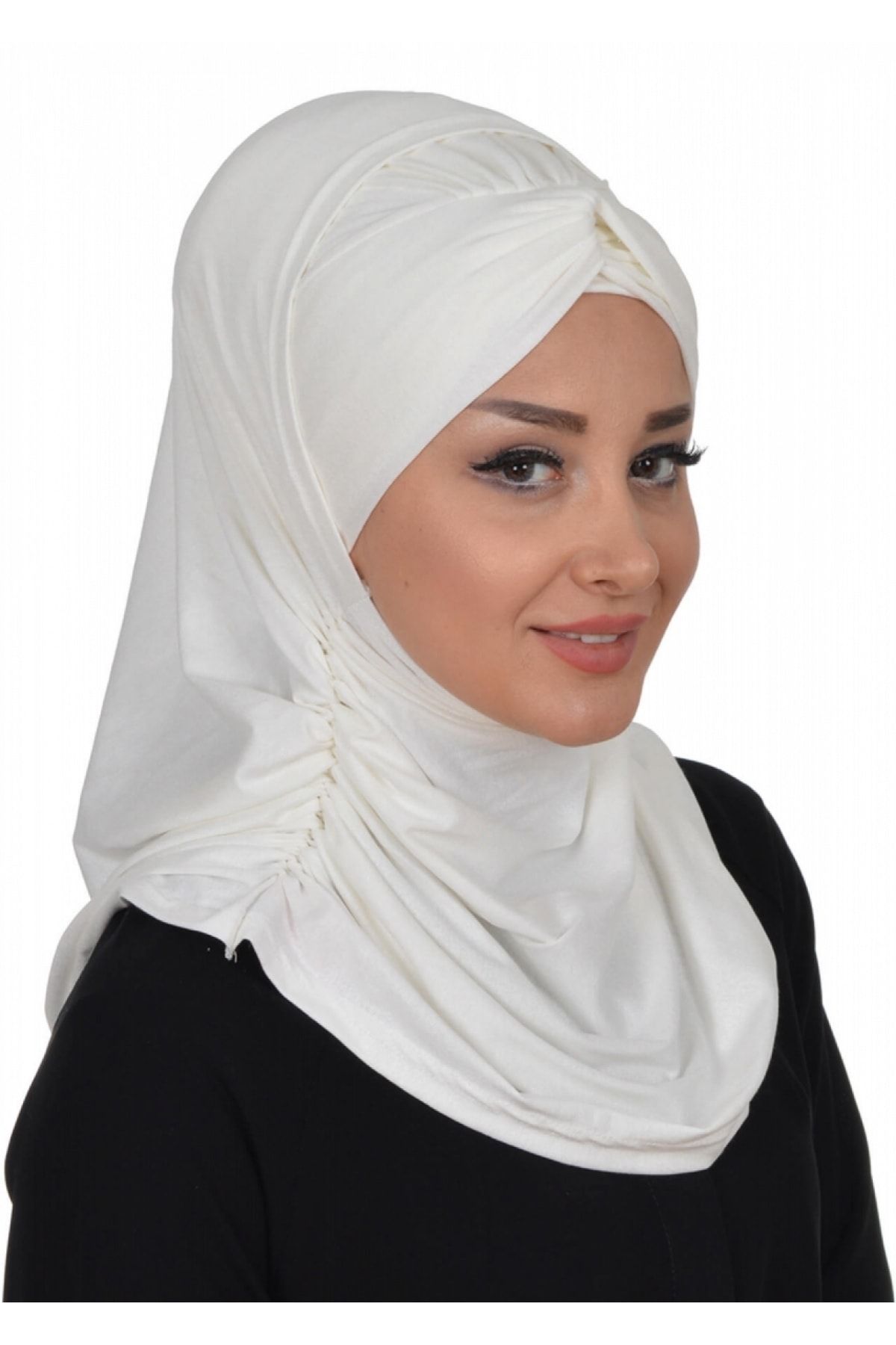 DREAM VEGA Penye Bone Fular Set Krem