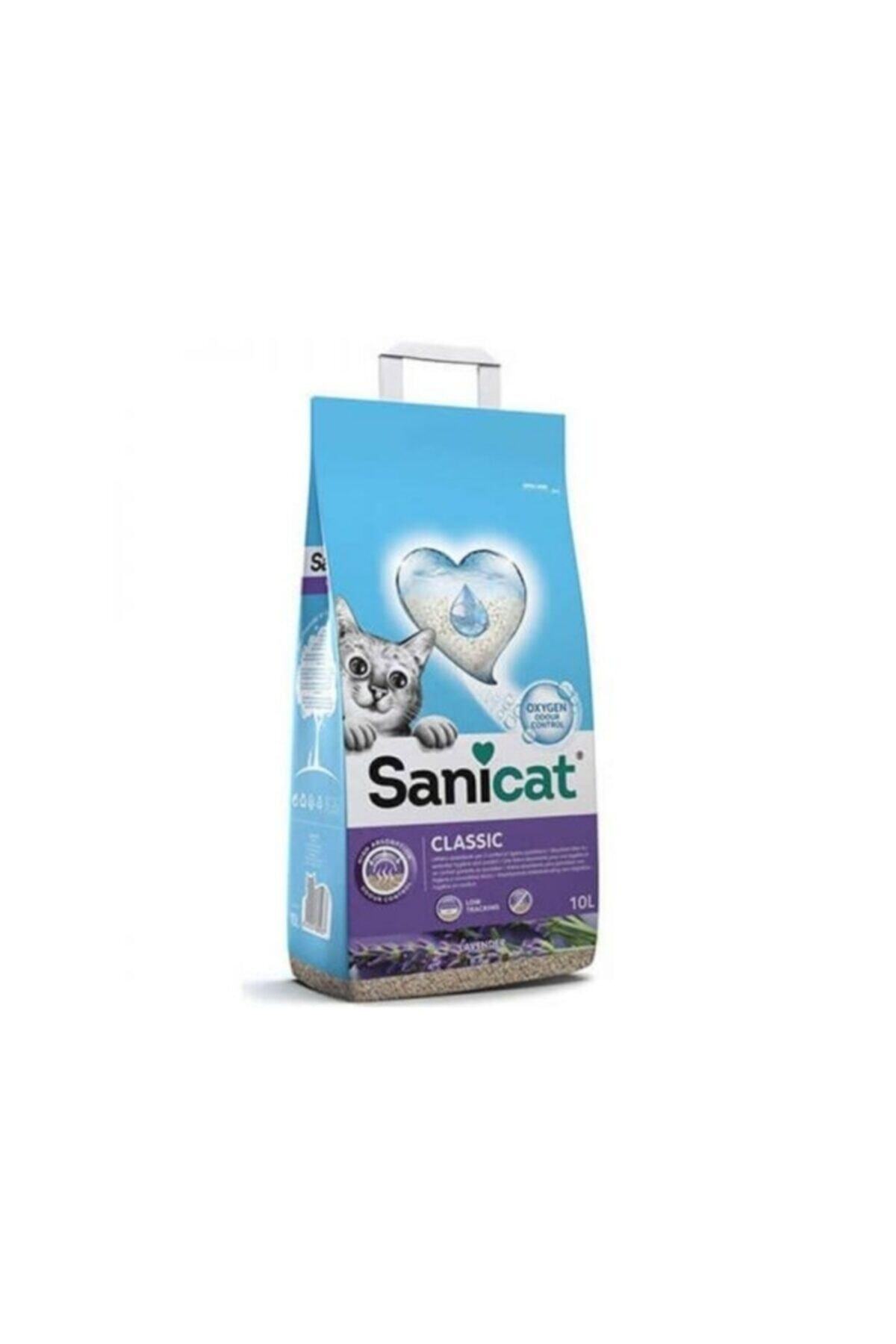 Sanicat Classic Lavantalı Oksijen Kontrollü Emici Kedi Kumu 10 Lt