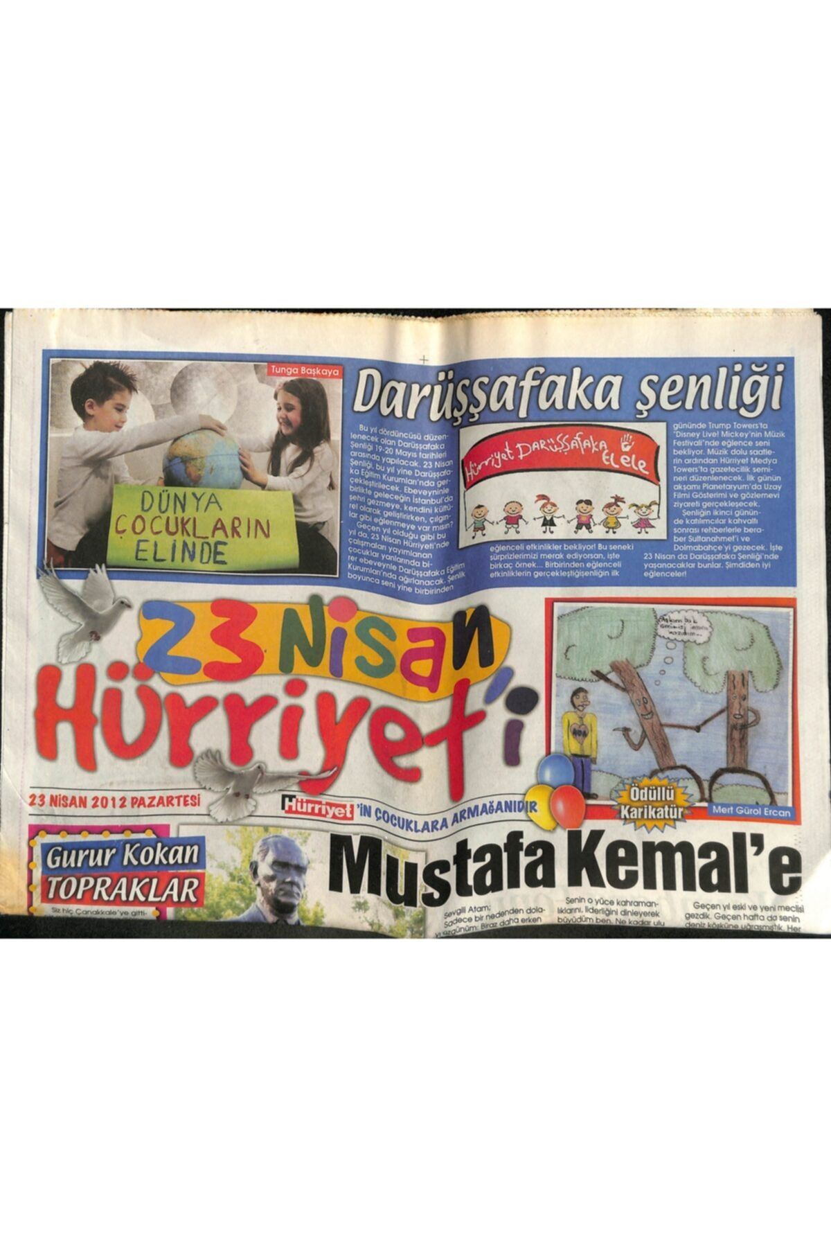 Gökçe Koleksiyon Hürriyet Gazetesi 23 Nisan Eki 23 Nisan 2012 Çocuk Yazarlar Kıyasıya Yarıştı Gurur Kokan Topraklar