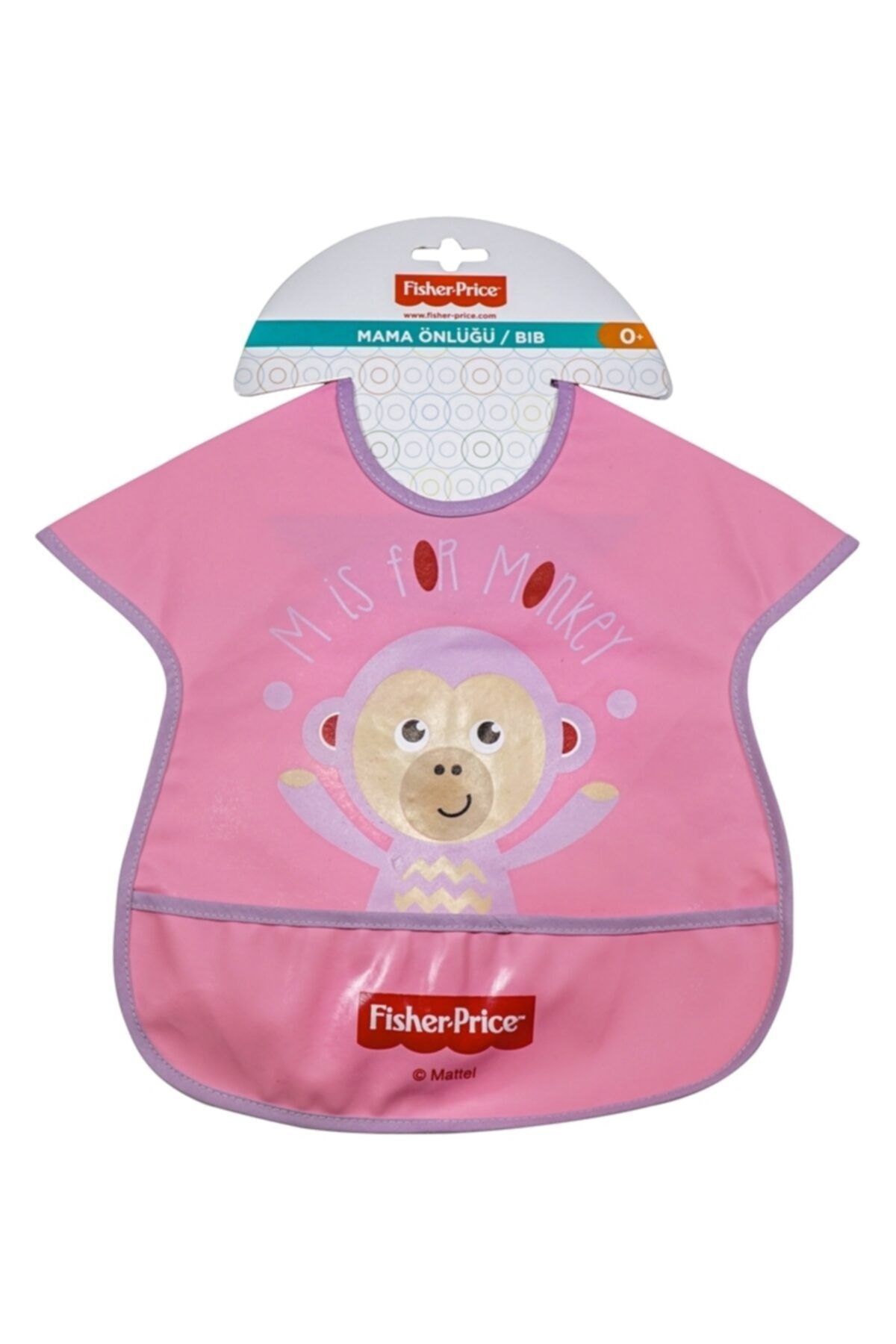 FISHER PRICE Yarım Kollu Cepli Faaliyet Önlüğü Maymun