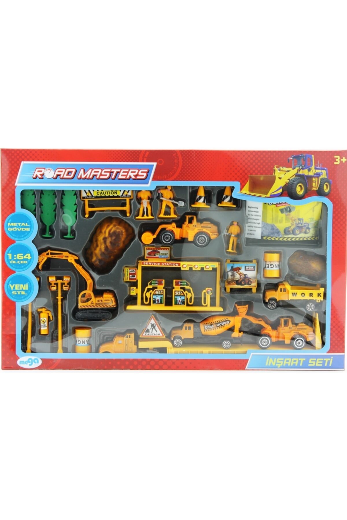 MEGA Taşıyıcı Tırlı Metal İnşaat Seti Jp307