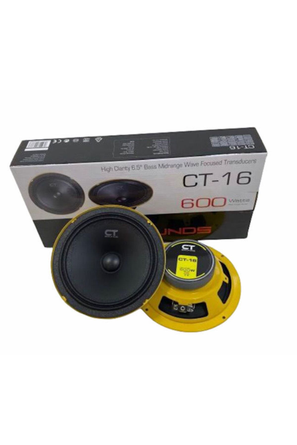 Boschmann Ct Sounds Ct-16 16 Cm 600 Watt Midrange Oto Hoparlör Xv Sound
