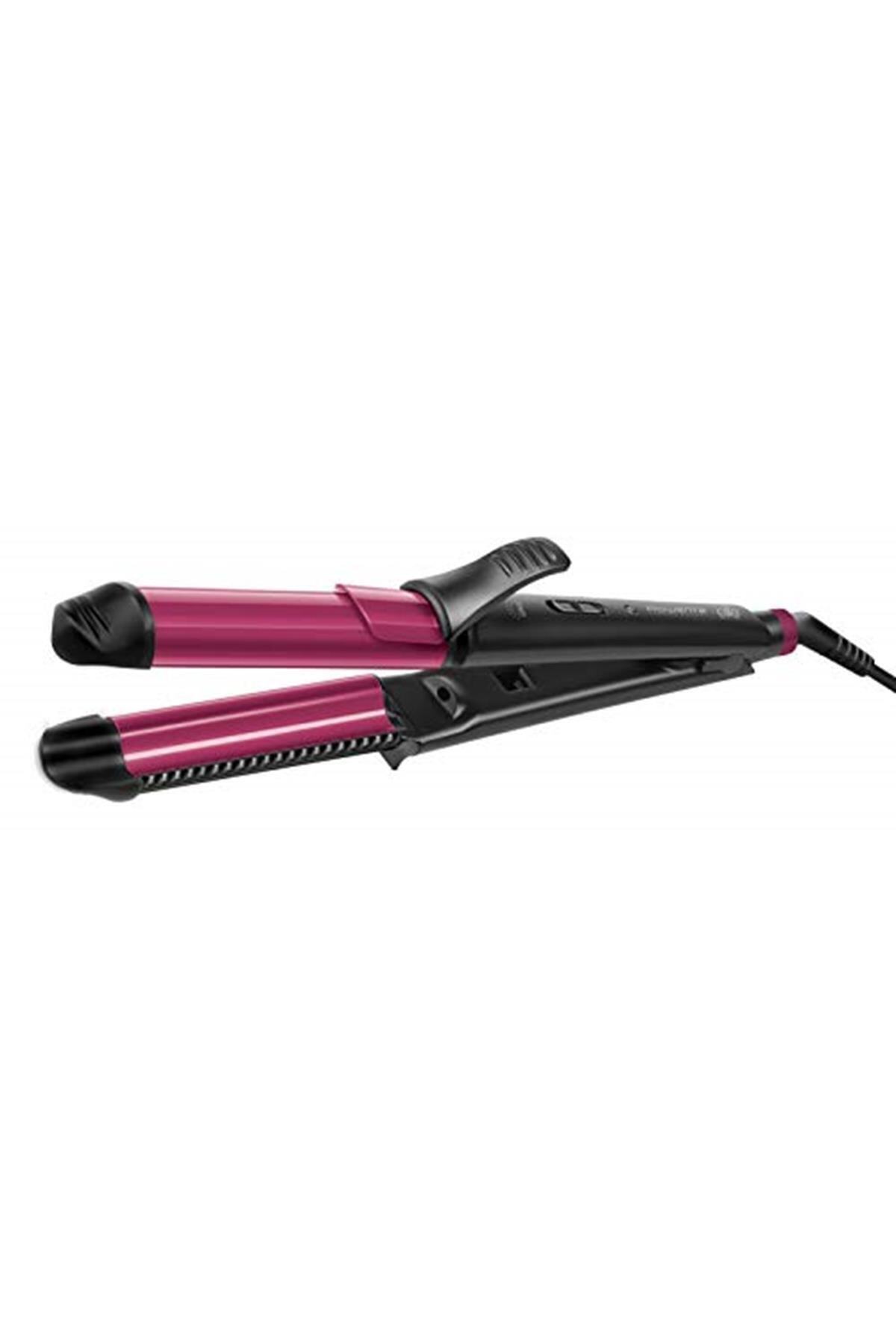 Rowenta Cf4512f0 Fashion Stylist 3 In 1 Multistyler Saç Şekillendirici Pembe ve Siyah