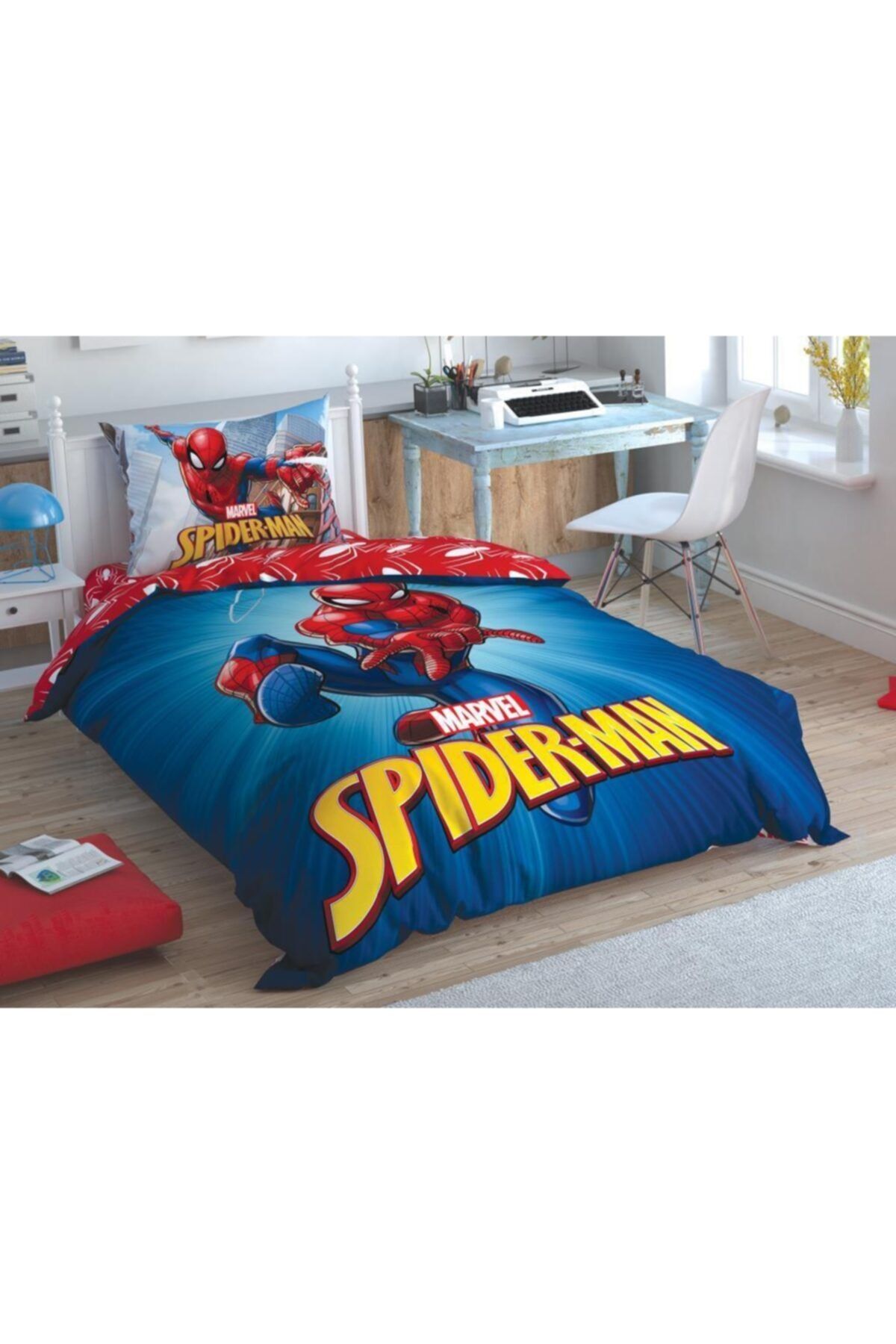 Taç Hilays Lisanslı Spiderman Time To Movie Tek Kişilik Nevresim Takımı