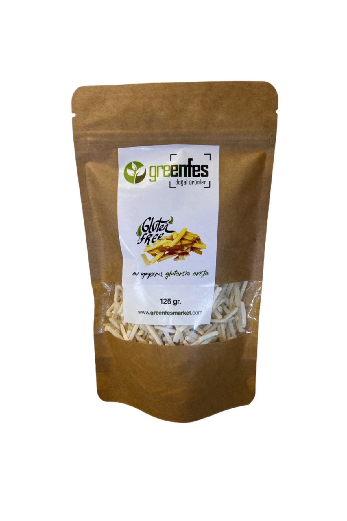 Greenfes Glutensiz Sade Ev Yapımı Erişte 150 gr