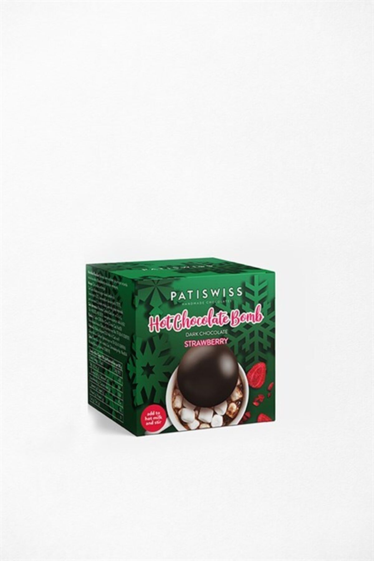 Patiswiss Chocolate Bomb Çilekli Bitter Çikolata