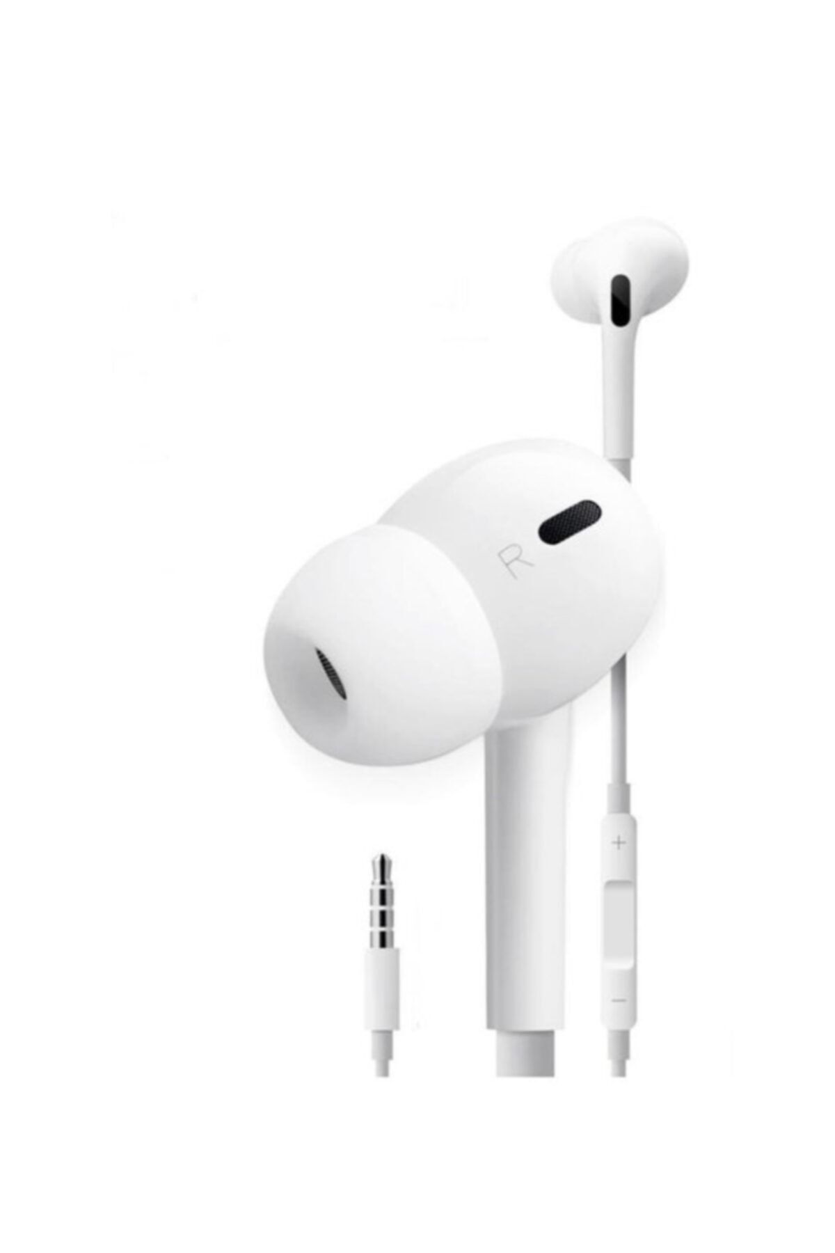 AyazTech Iphone 3.5 Mm Jack Girişli Slikonlu Kablolu Kulaklık