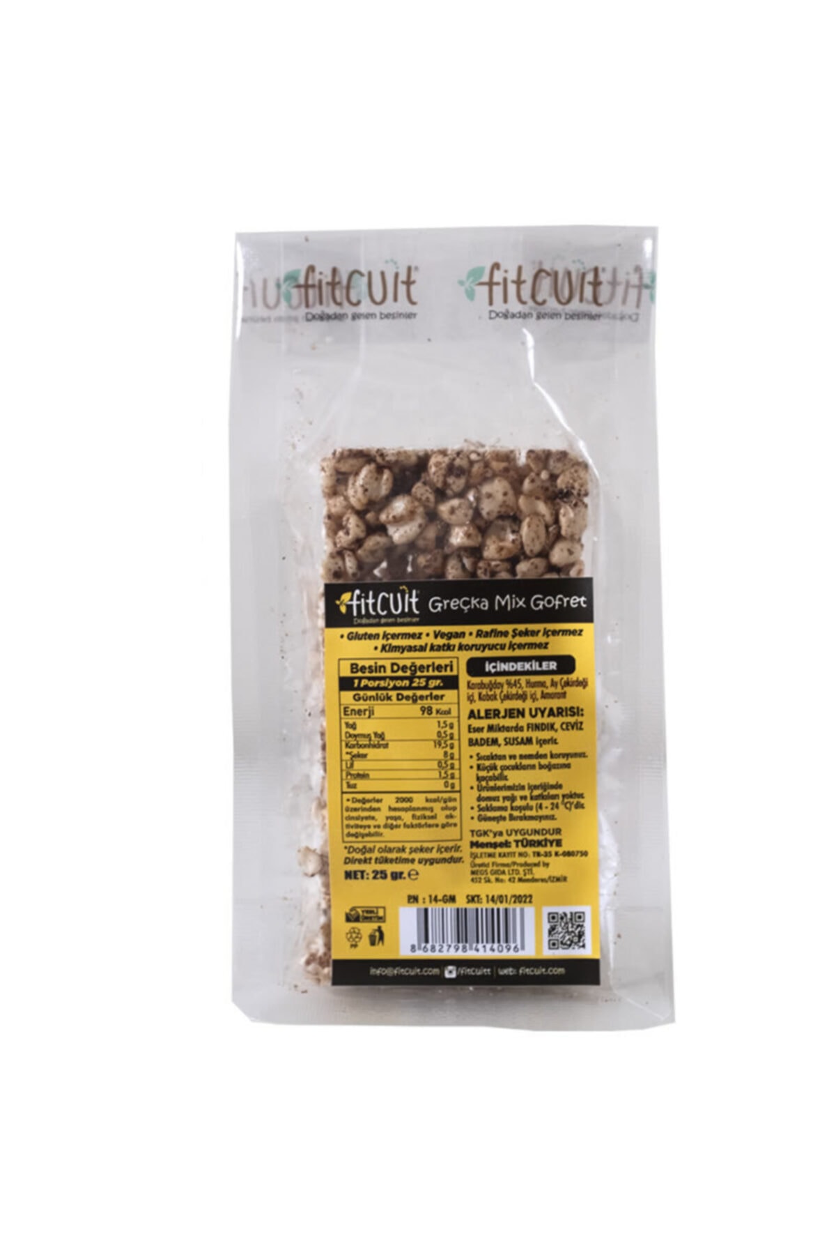 fitcuit Greçka Mix Gofret 25 Gr