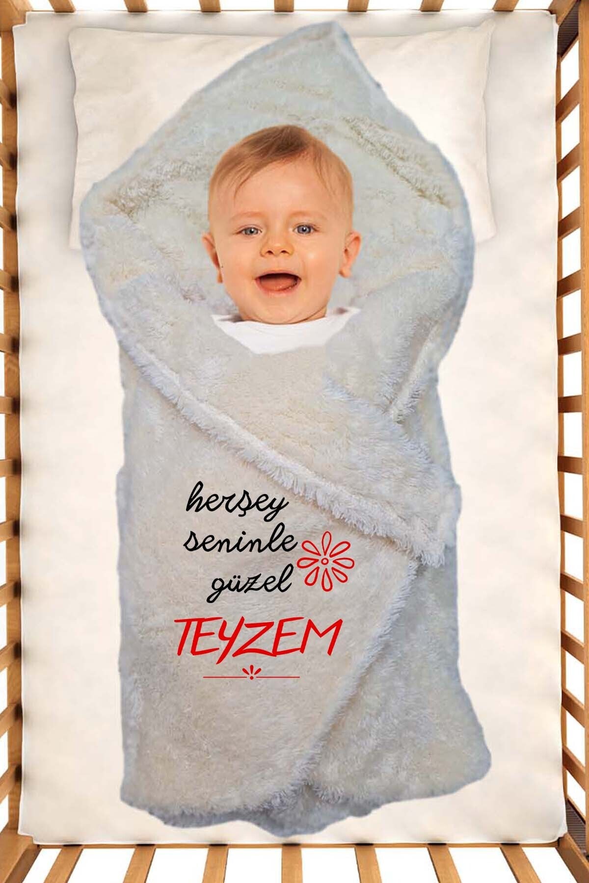 Canestar Welsoft Bebek Battaniyesi Özel Tasarımlı 90x90cm (herşey Seninle Güzel Teyzem)