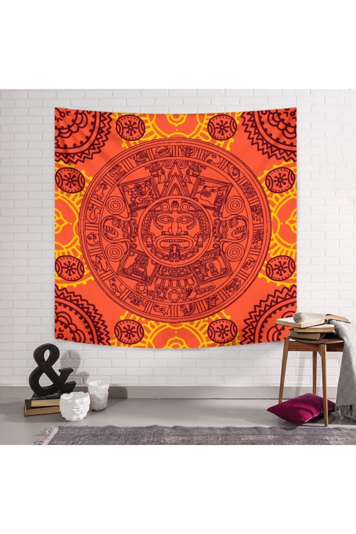 PASAJ HOME Red Maya Duvar Örtüsü