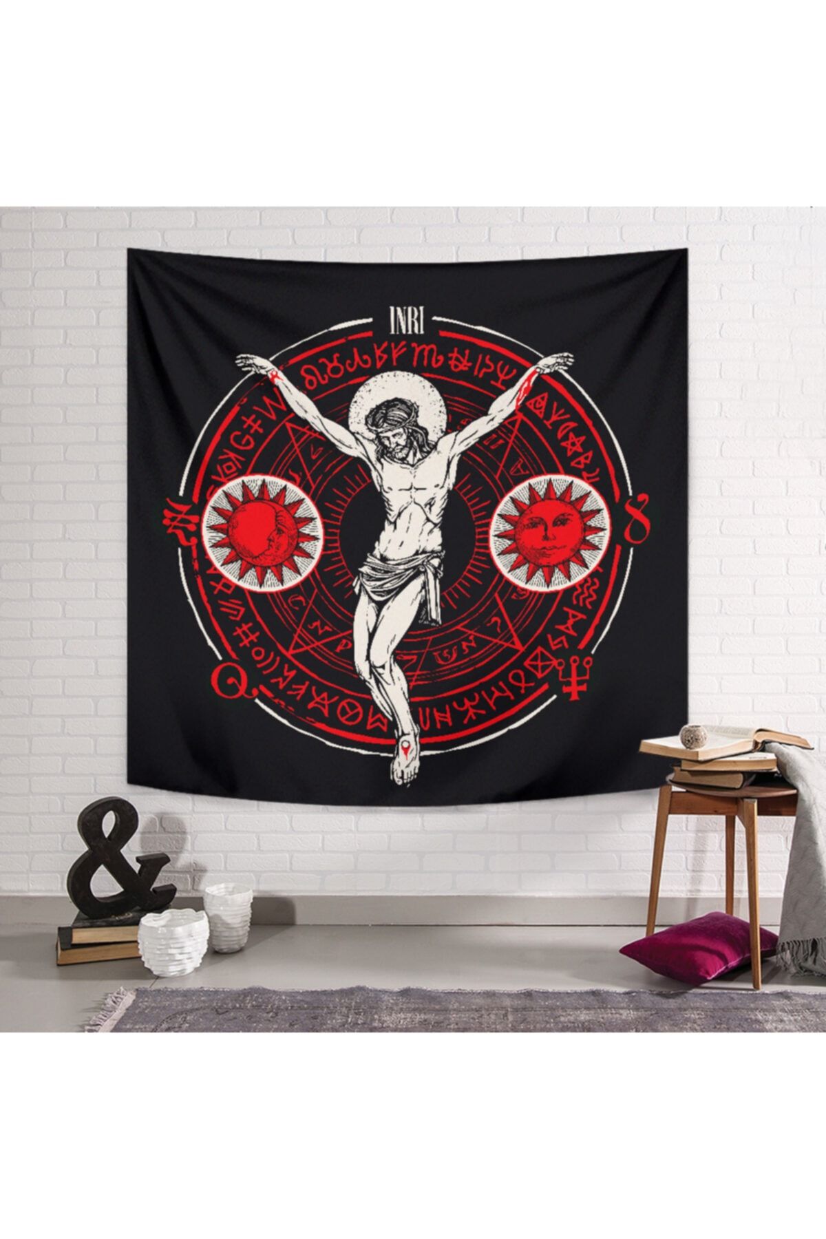 PASAJ HOME Red Jesus Duvar Örtüsü