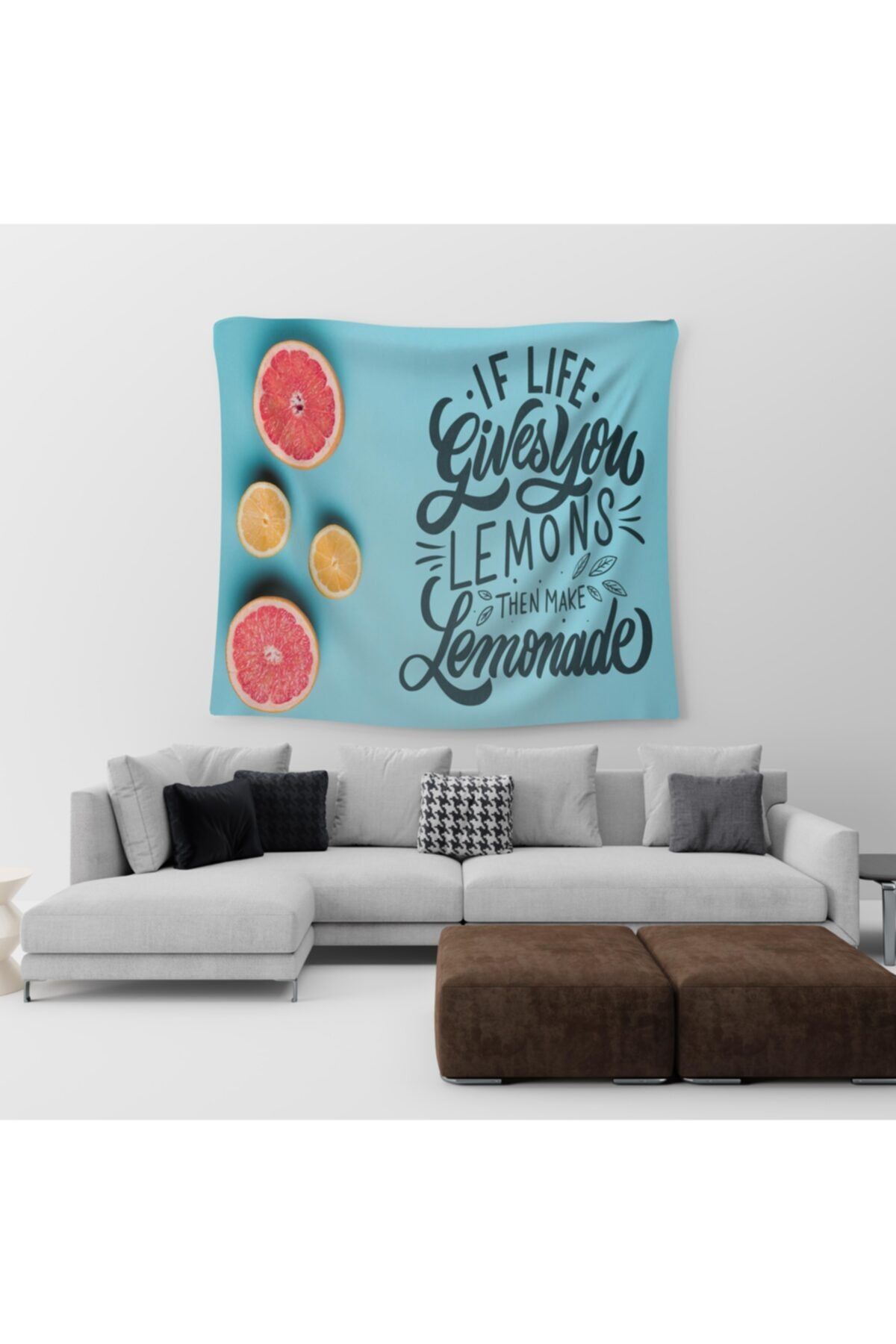 PASAJ HOME Lemons Duvar Örtüsü