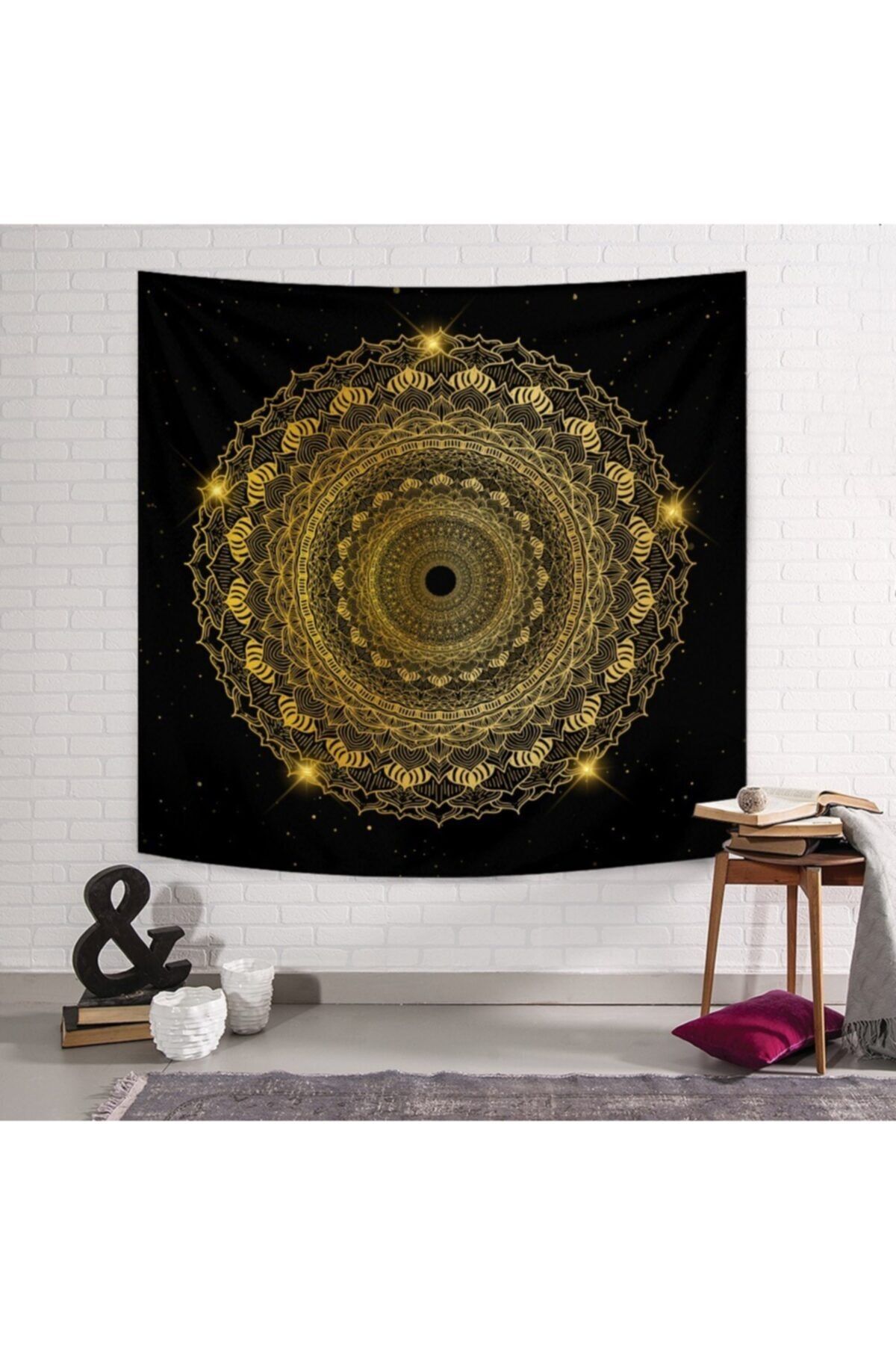 PASAJ HOME Goldness Mandala Duvar Örtüsü