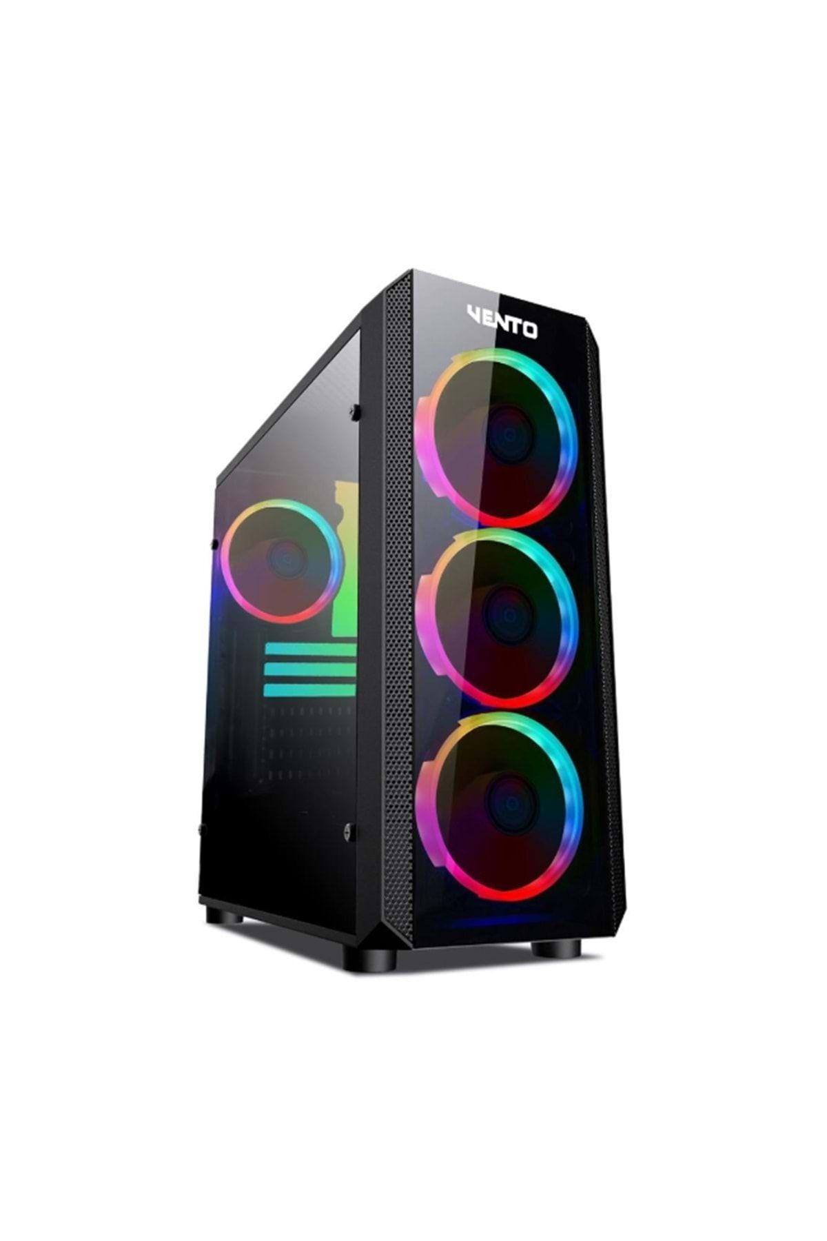 VENTO Vg04fe Gamıng 4 X Fıx Rgb Fan Usb 3.0 550w