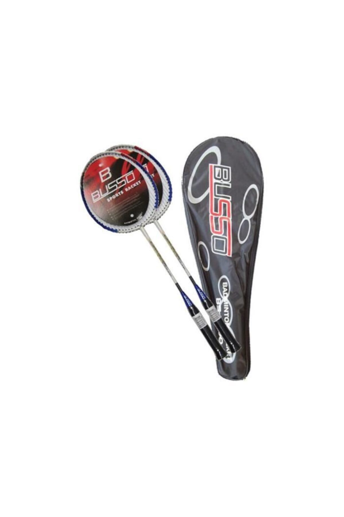 Sportive Busso Badminton Raketi 2 Adet Raket + Komple Çantalı Set -bs3000